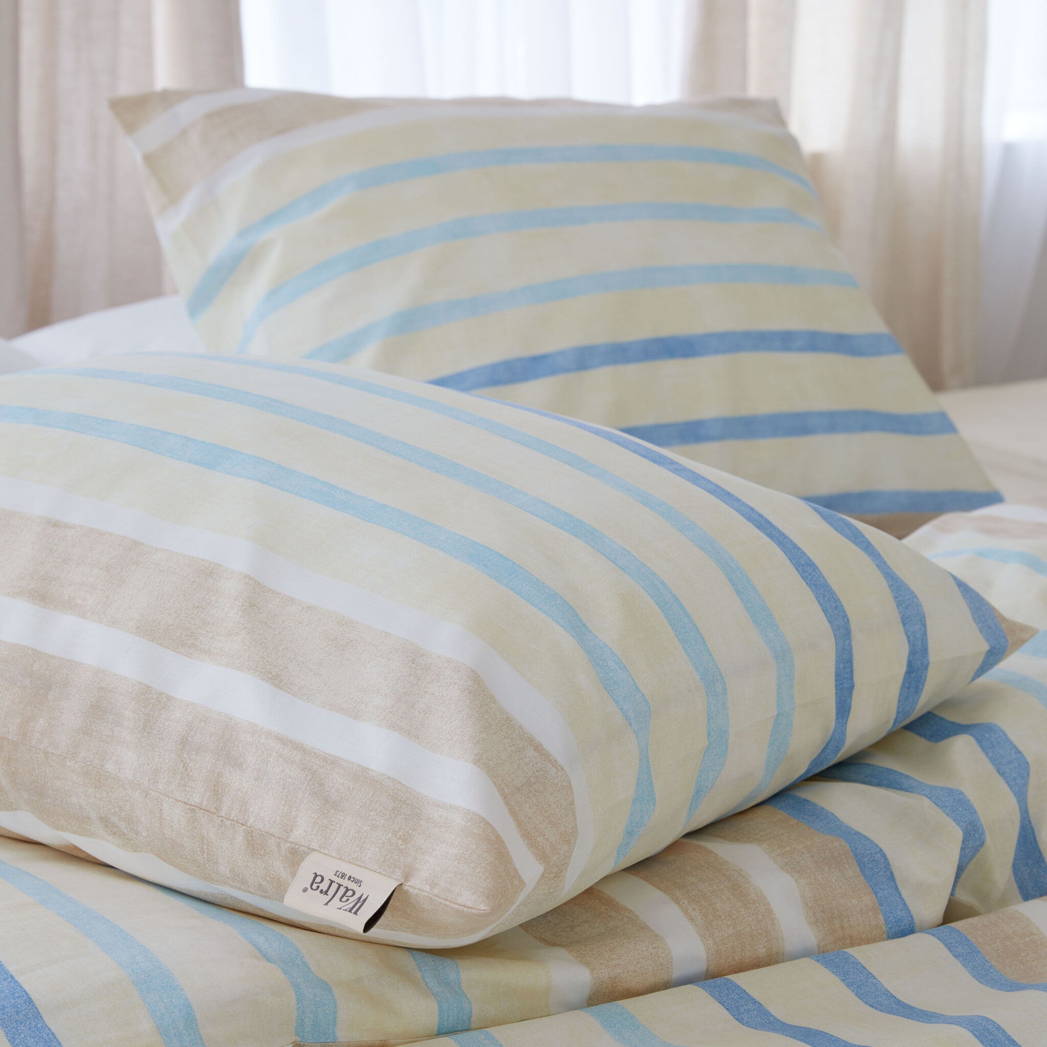 Dekbedovertrek Natural Stripes Jade