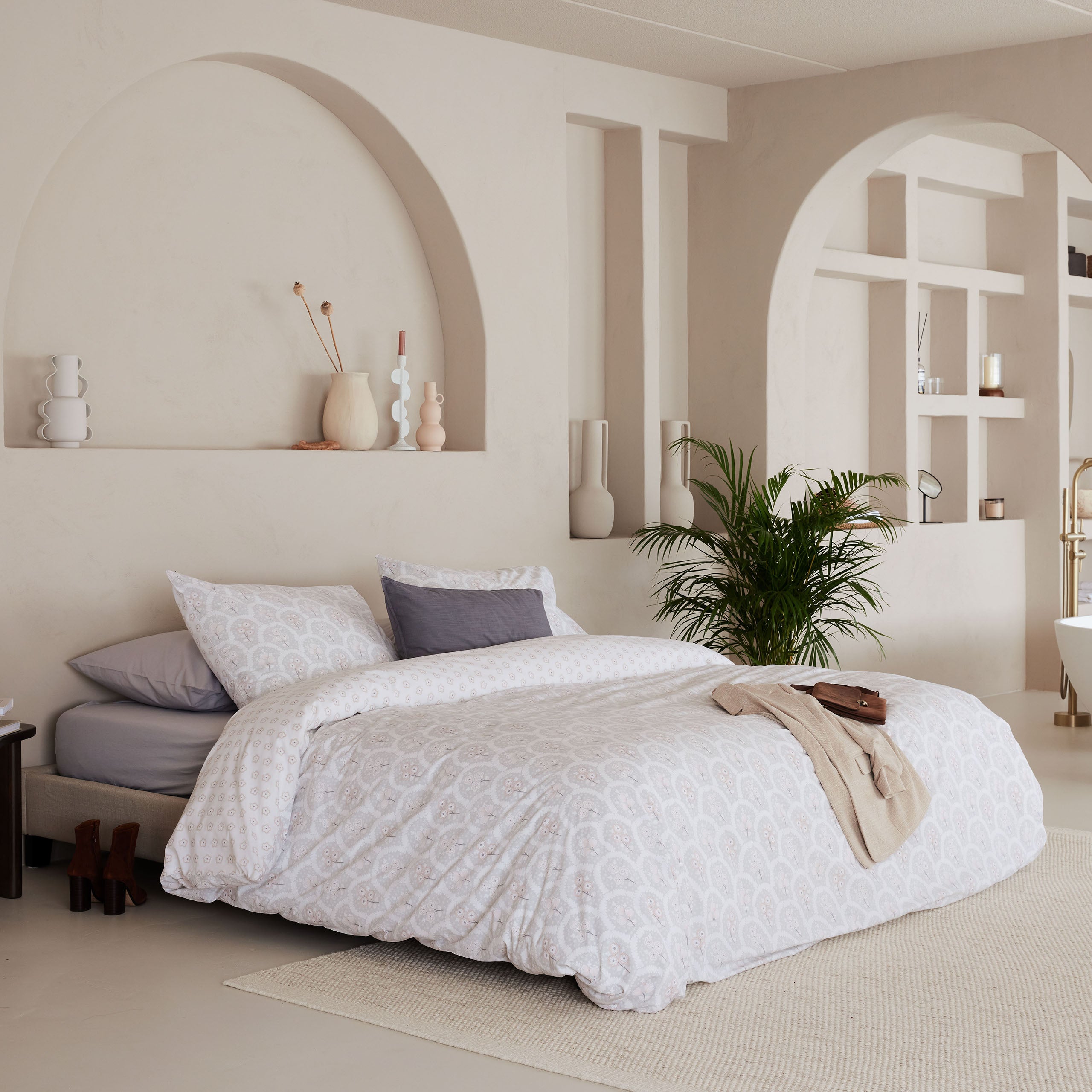 Dekbedovertrek Vintage Memory Grijs