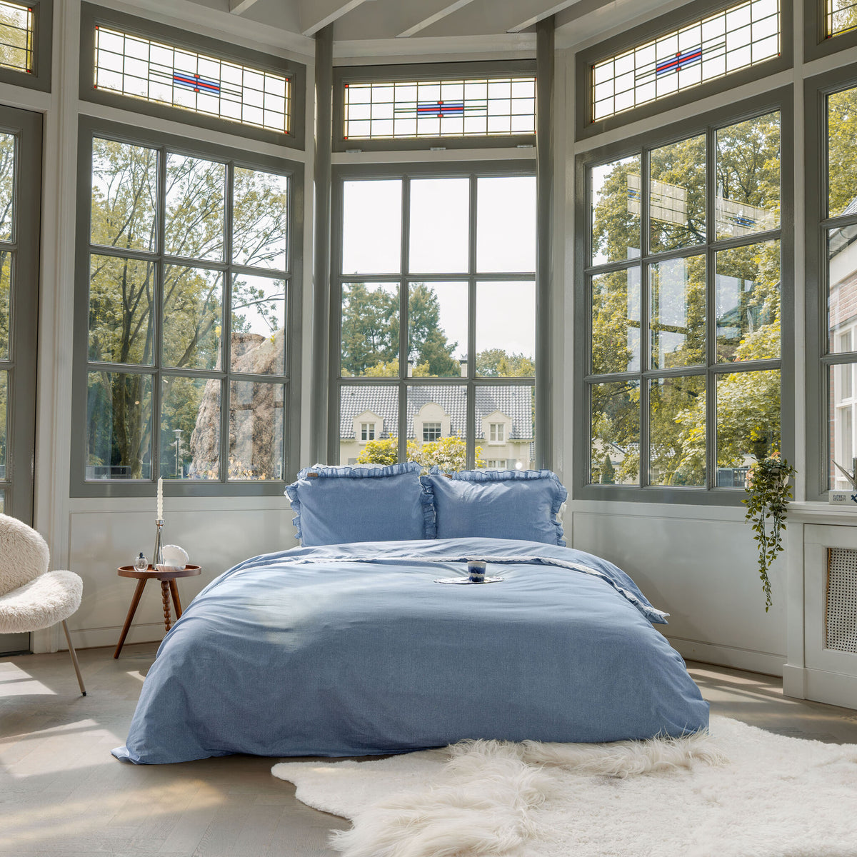 Dindi - Dekbedovertrek Denim Dream - Blauw
