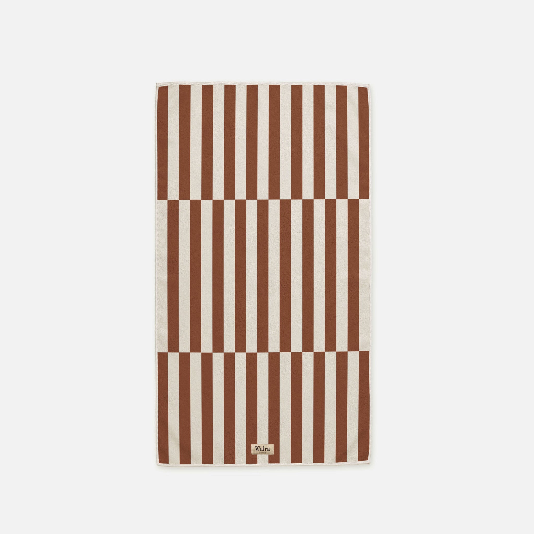 Walra - Strandlaken Salty Square - Bruin 100x180