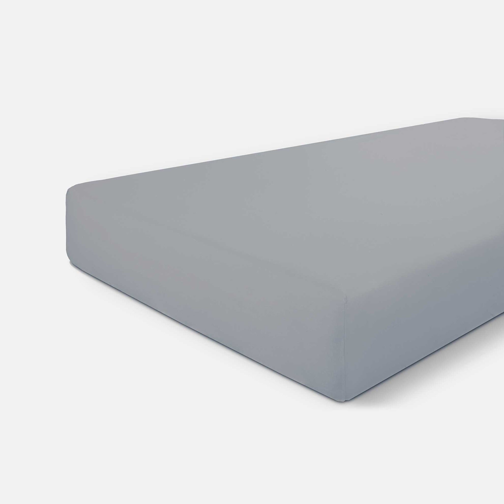 Byrklund Hoeslaken Bed Basics Cotton Licht Grijs