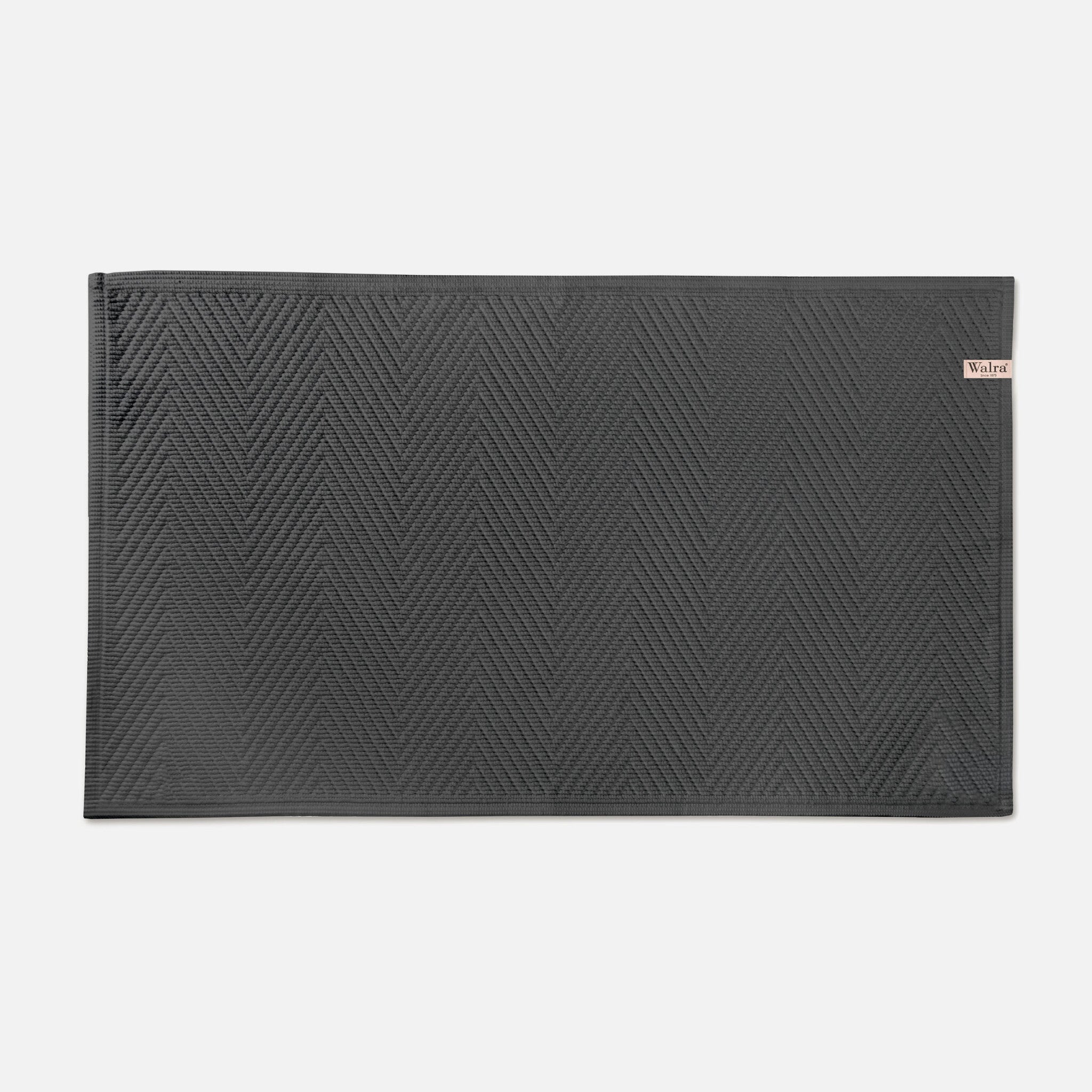 Badmat Soft Cotton Antraciet 60x100