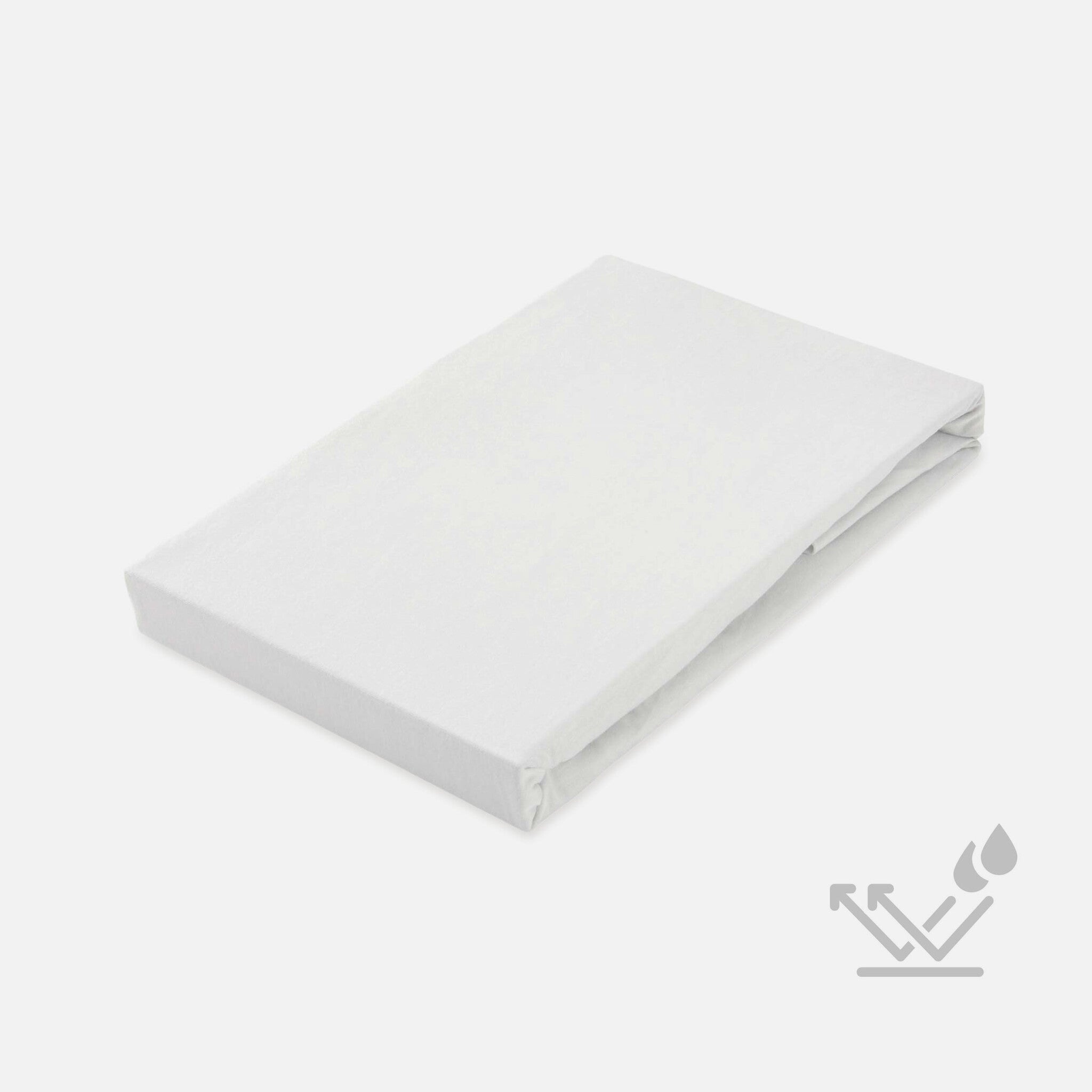 Byrklund Hoeslaken Bed Basics Protection Wit