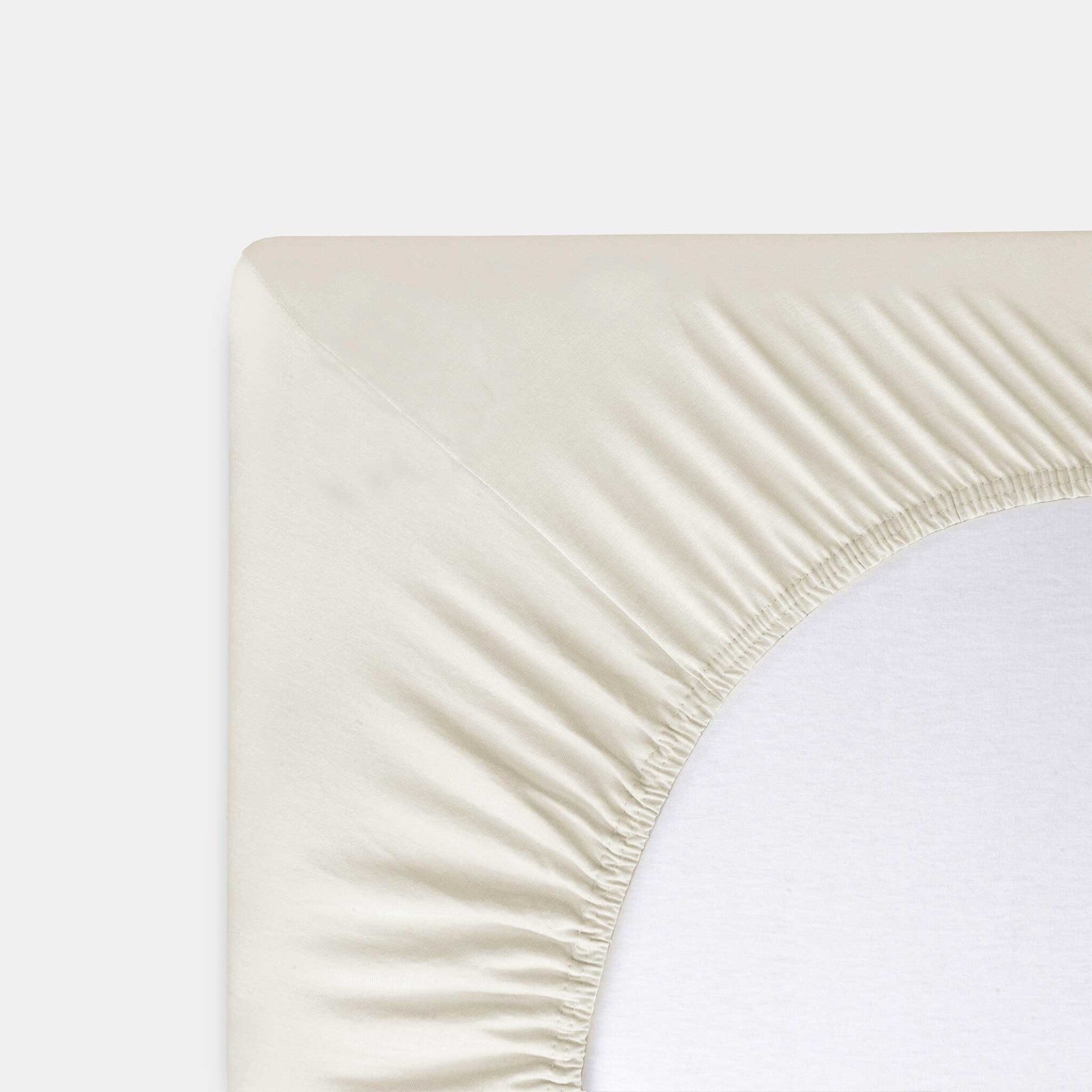 Byrklund Hoeslaken Bed Basics Jersey Off White