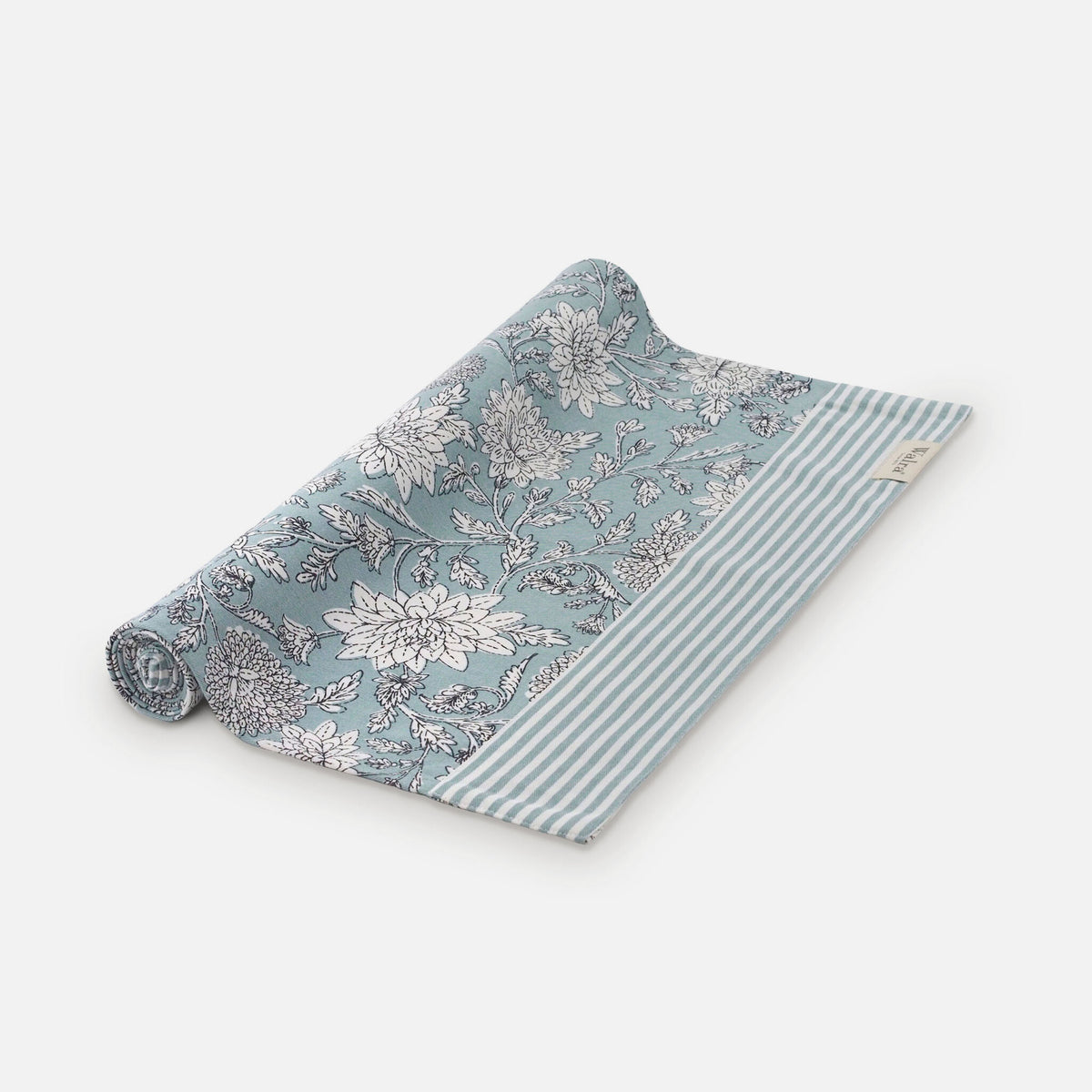 Walra - Tafelloper Breezing Bloom - Lichtblauw - 50x150
