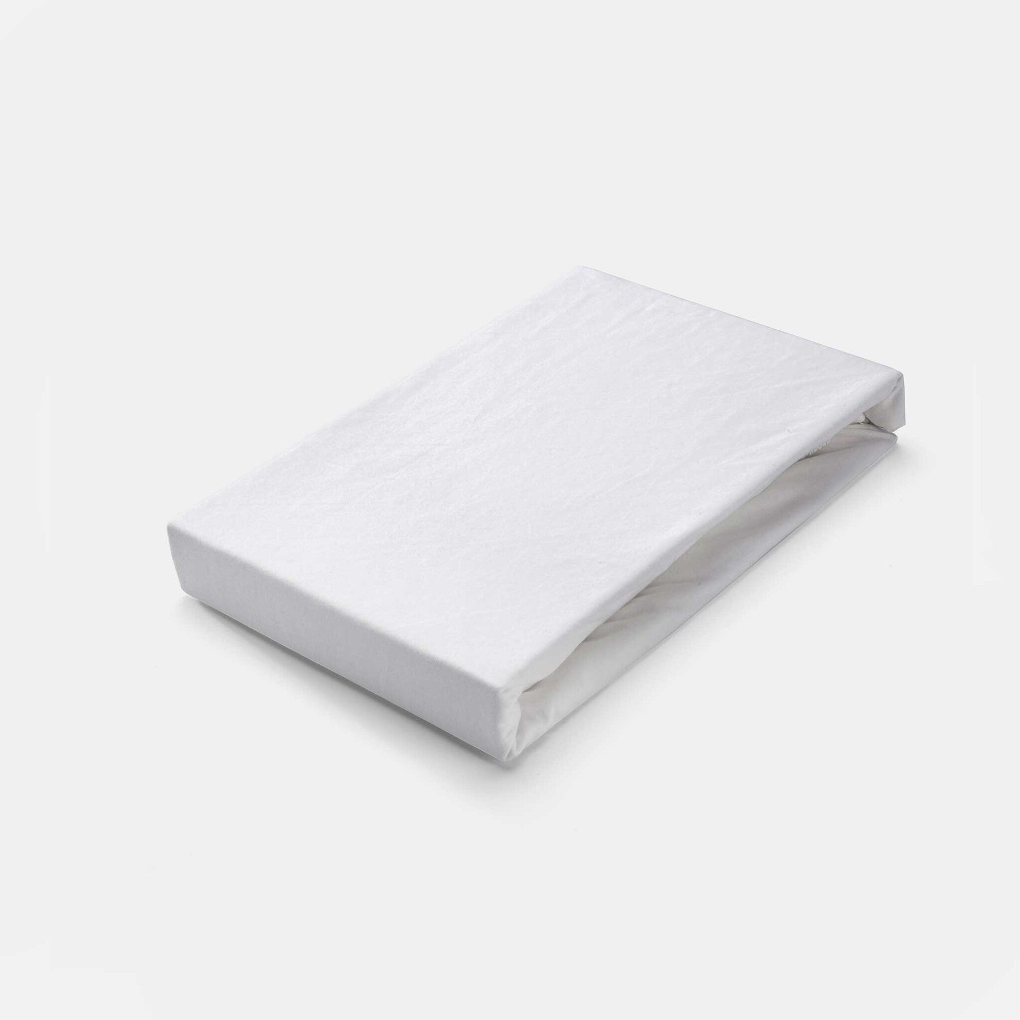 Byrklund Hoeslaken Bed Basics Jersey Topper Wit