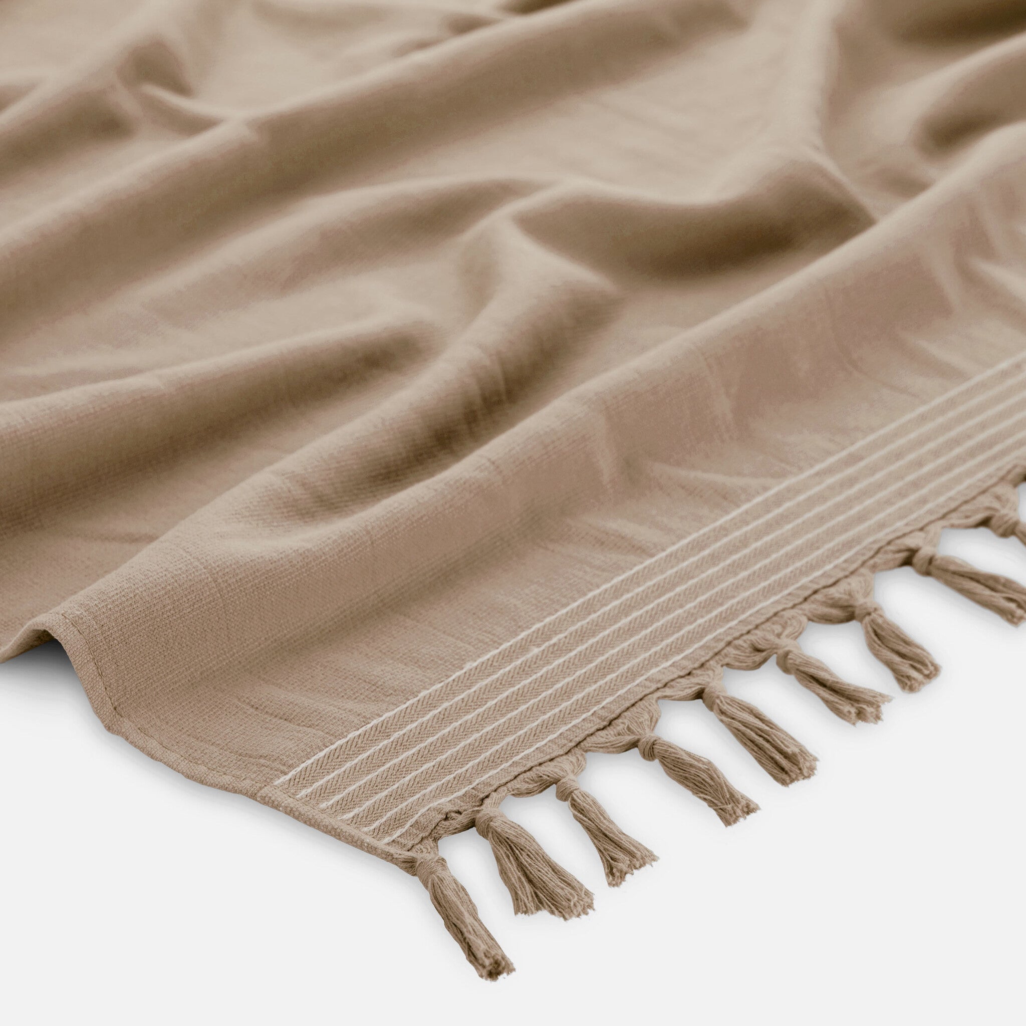 Hamamdoek Soft Cotton Bruin 100x180