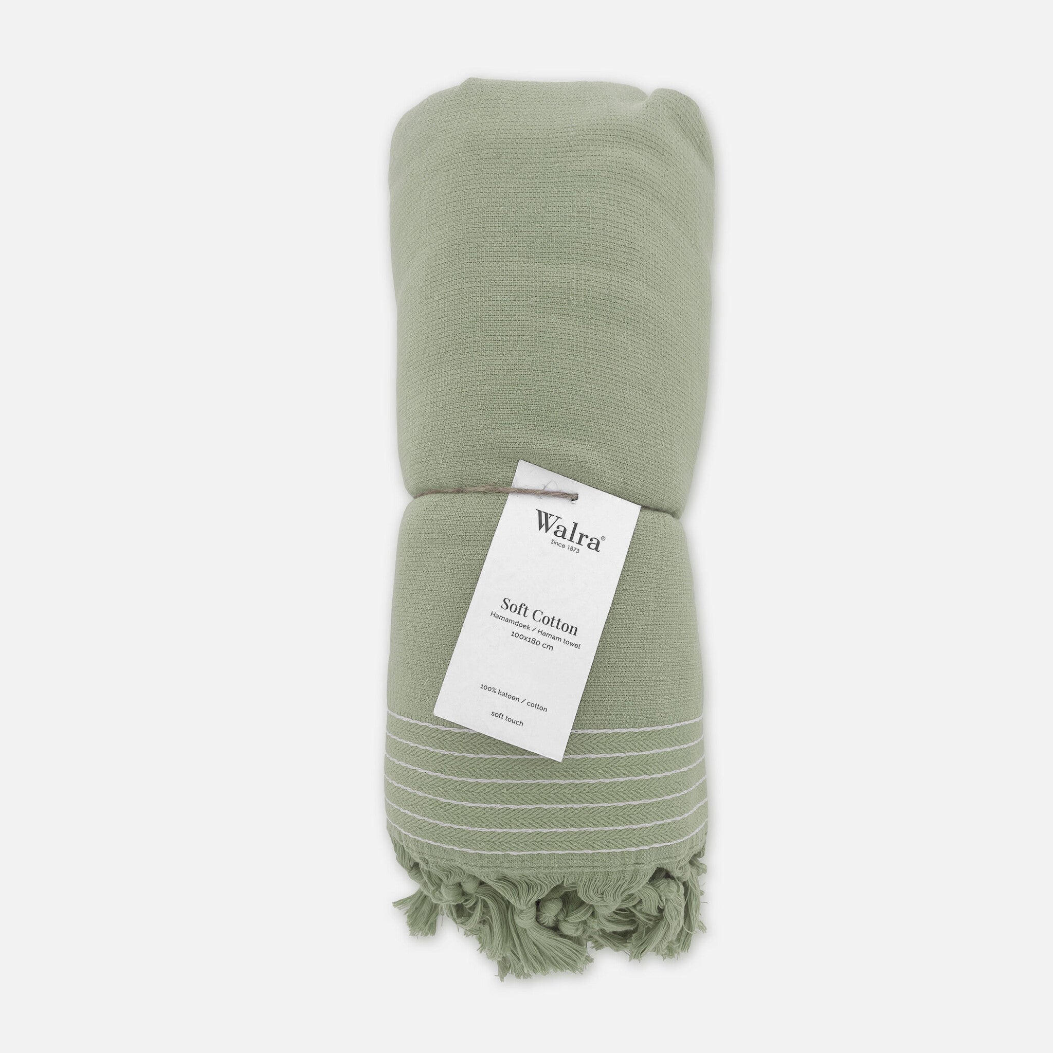Hamamdoek Soft Cotton Groen 100x180