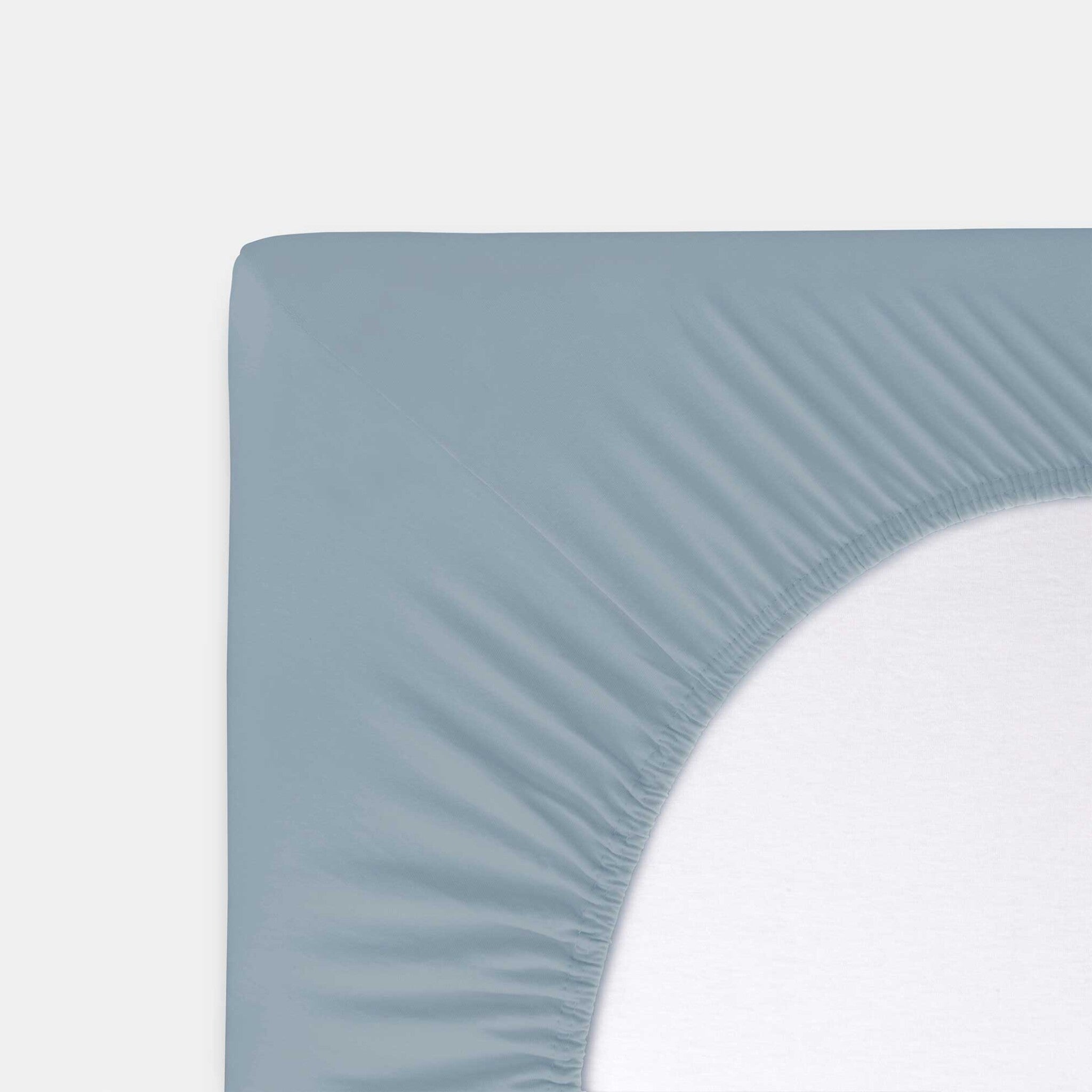 Byrklund Hoeslaken Bed Basics Jersey Blauw