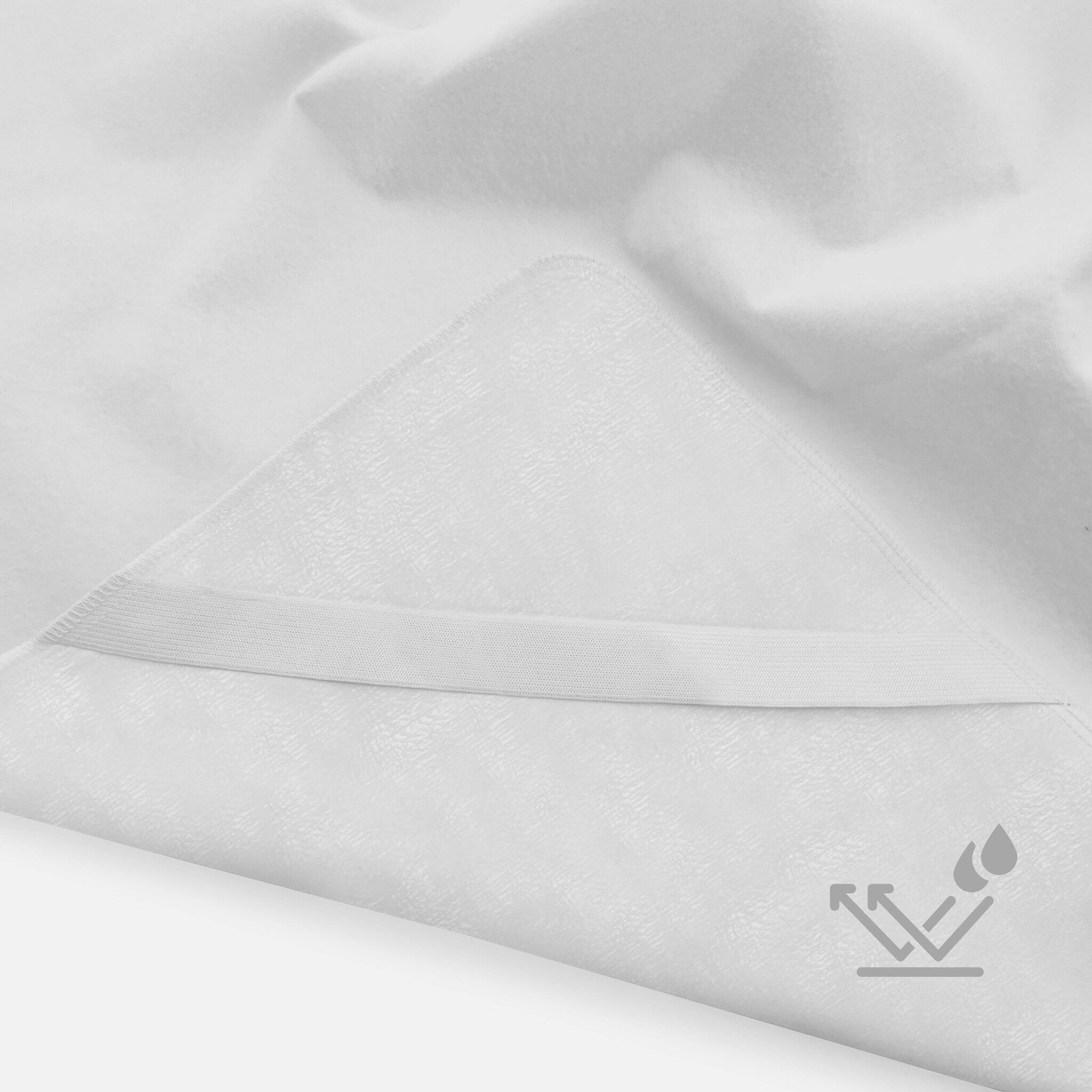Byrklund Hoeslaken Bed Basics Protection Wit