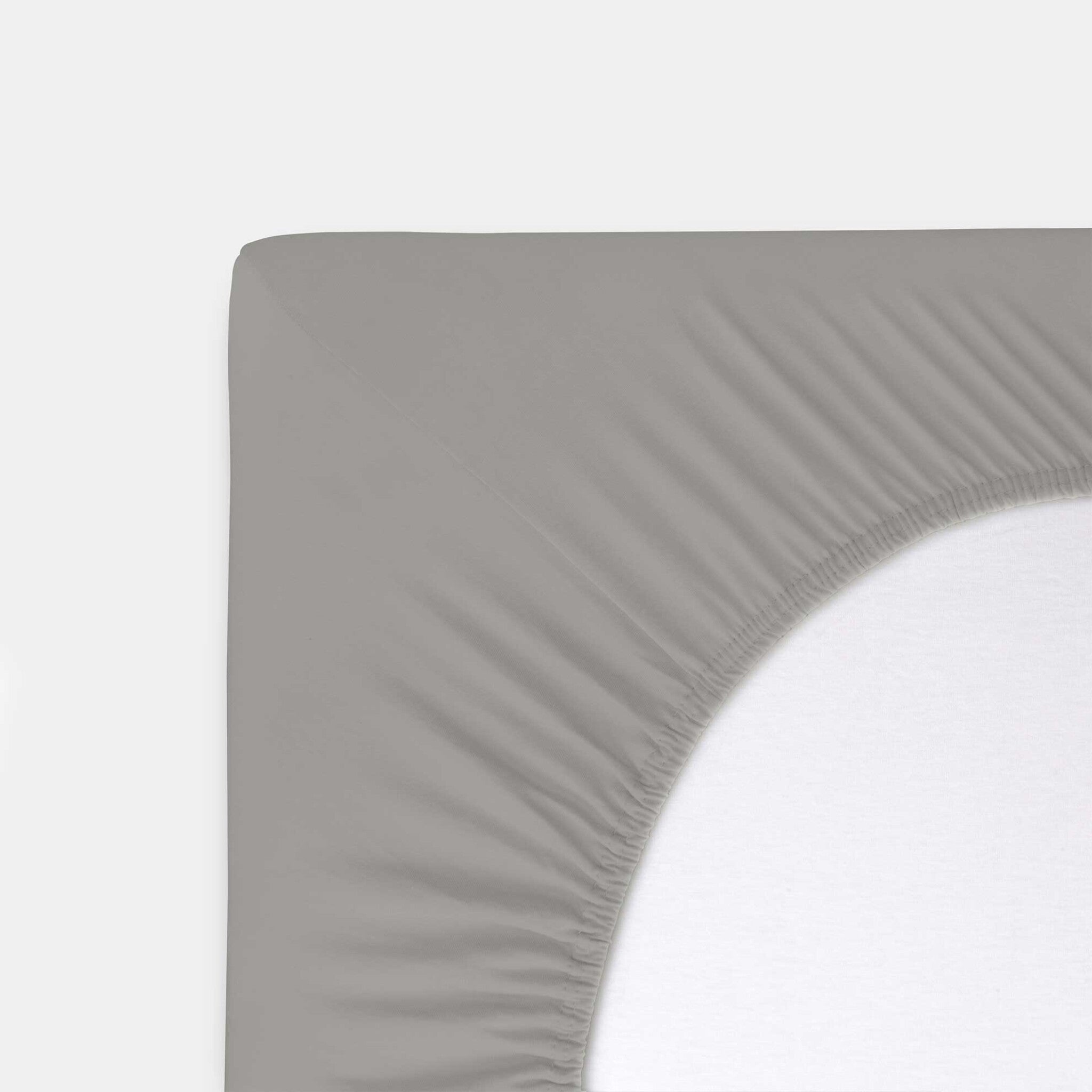 Byrklund Hoeslaken Bed Basics Jersey Taupe