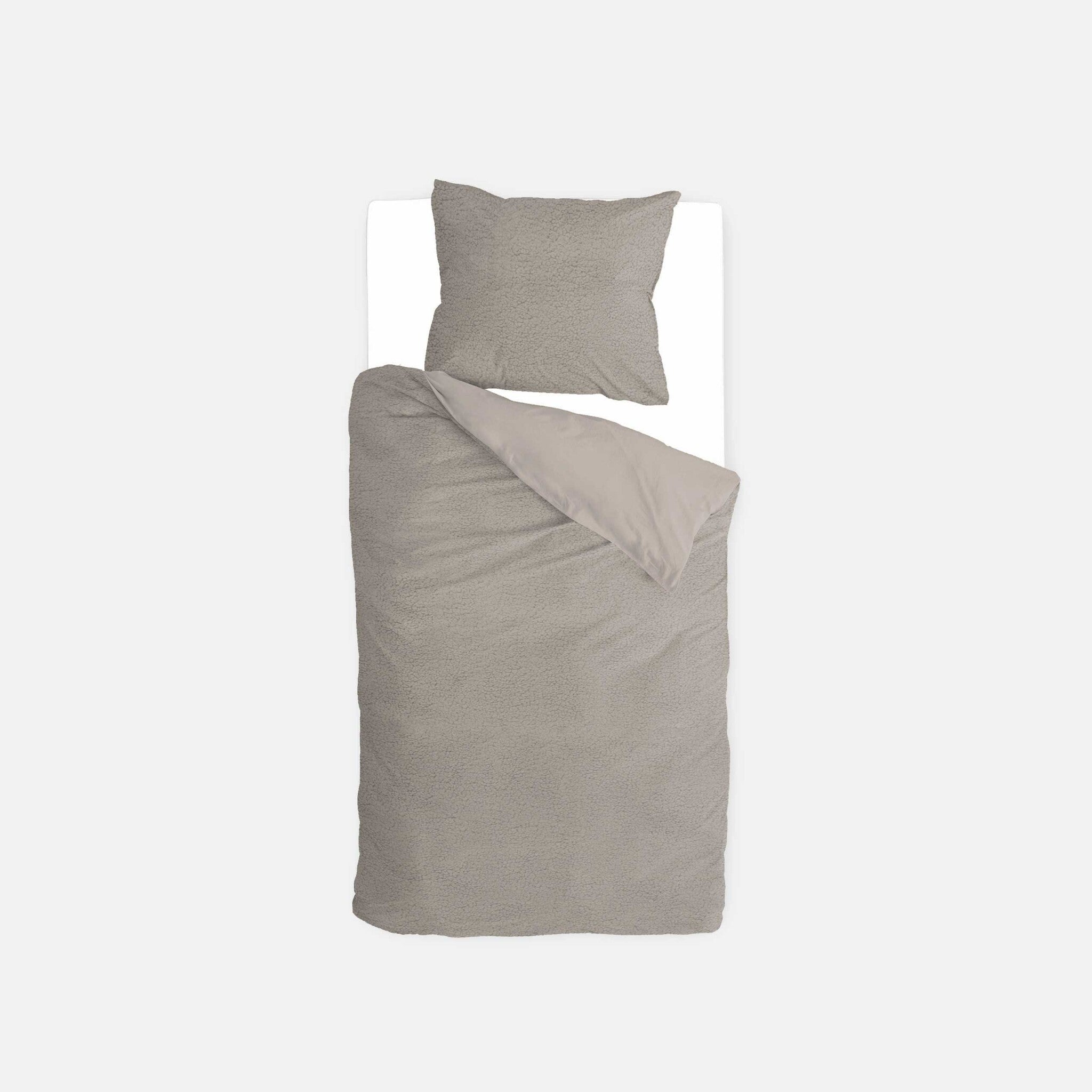 Byrklund Dekbedovertrek Favorite Fuzzle Taupe