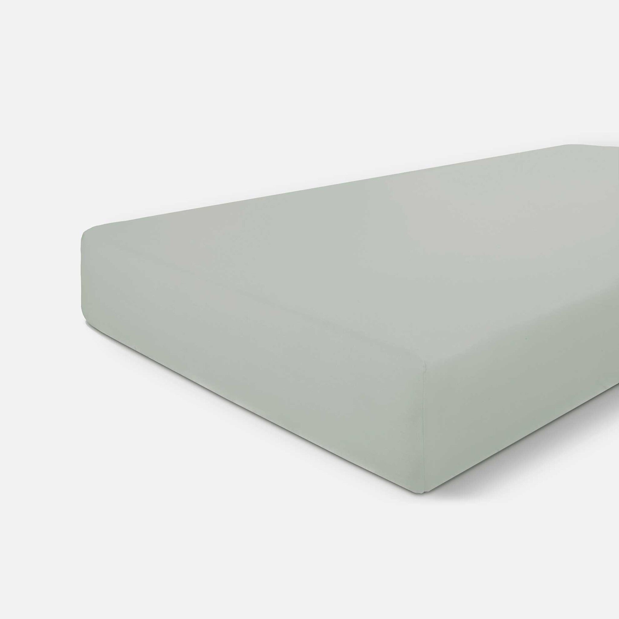 Byrklund Hoeslaken Bed Basics Cotton Grijsgroen