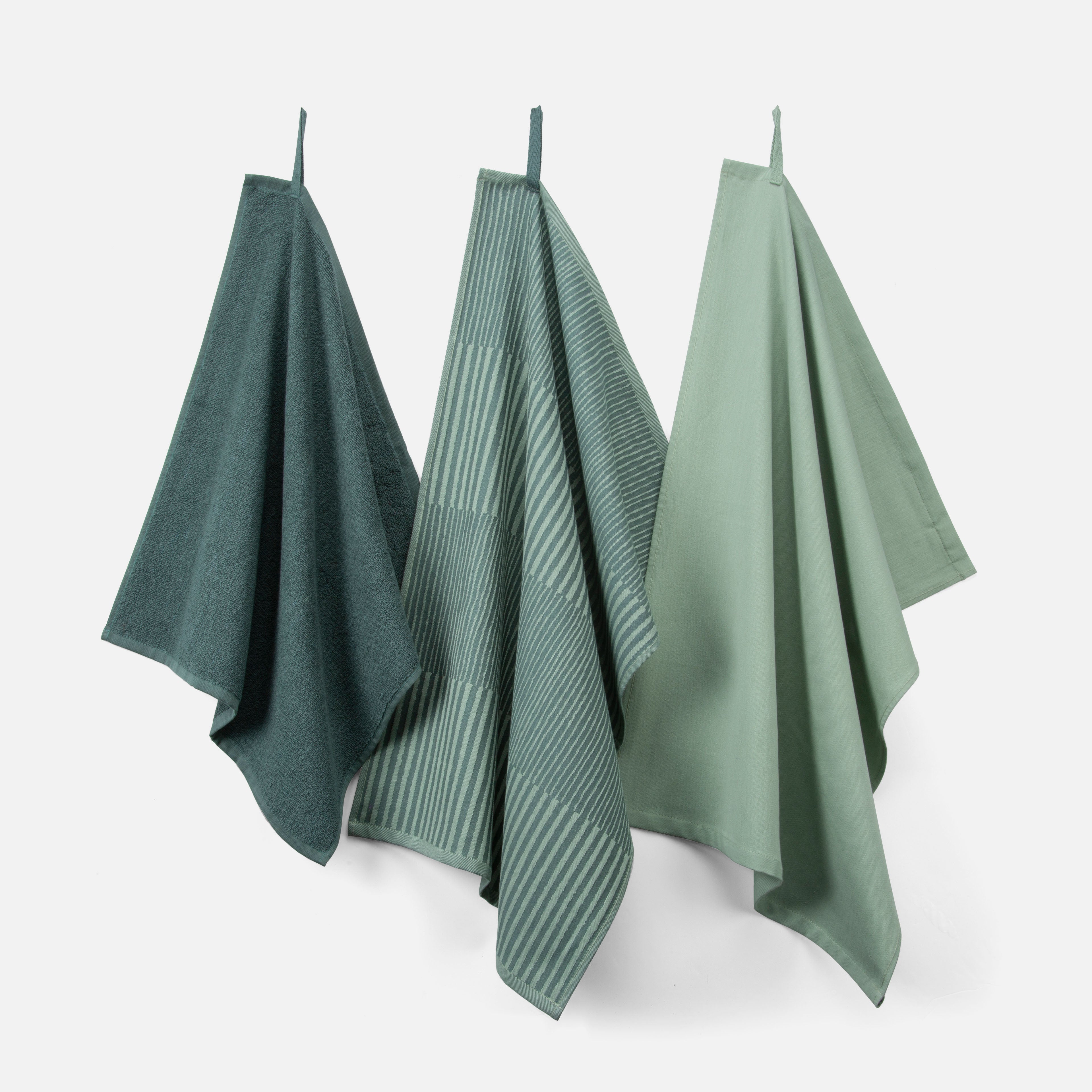 Brabantia Keukenset Groen 2x 50x70 + 1x 50x50