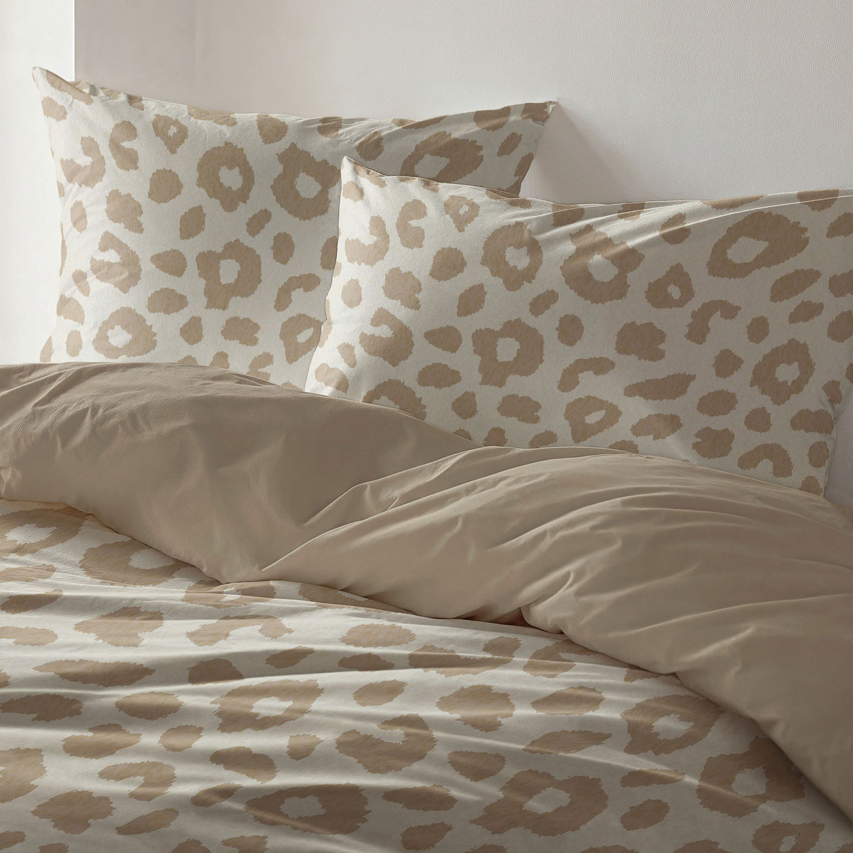 Byrklund - Dekbedovertrek Animal Spots - Beige