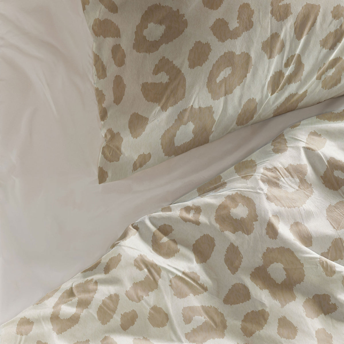 Byrklund - Dekbedovertrek Animal Spots - Beige