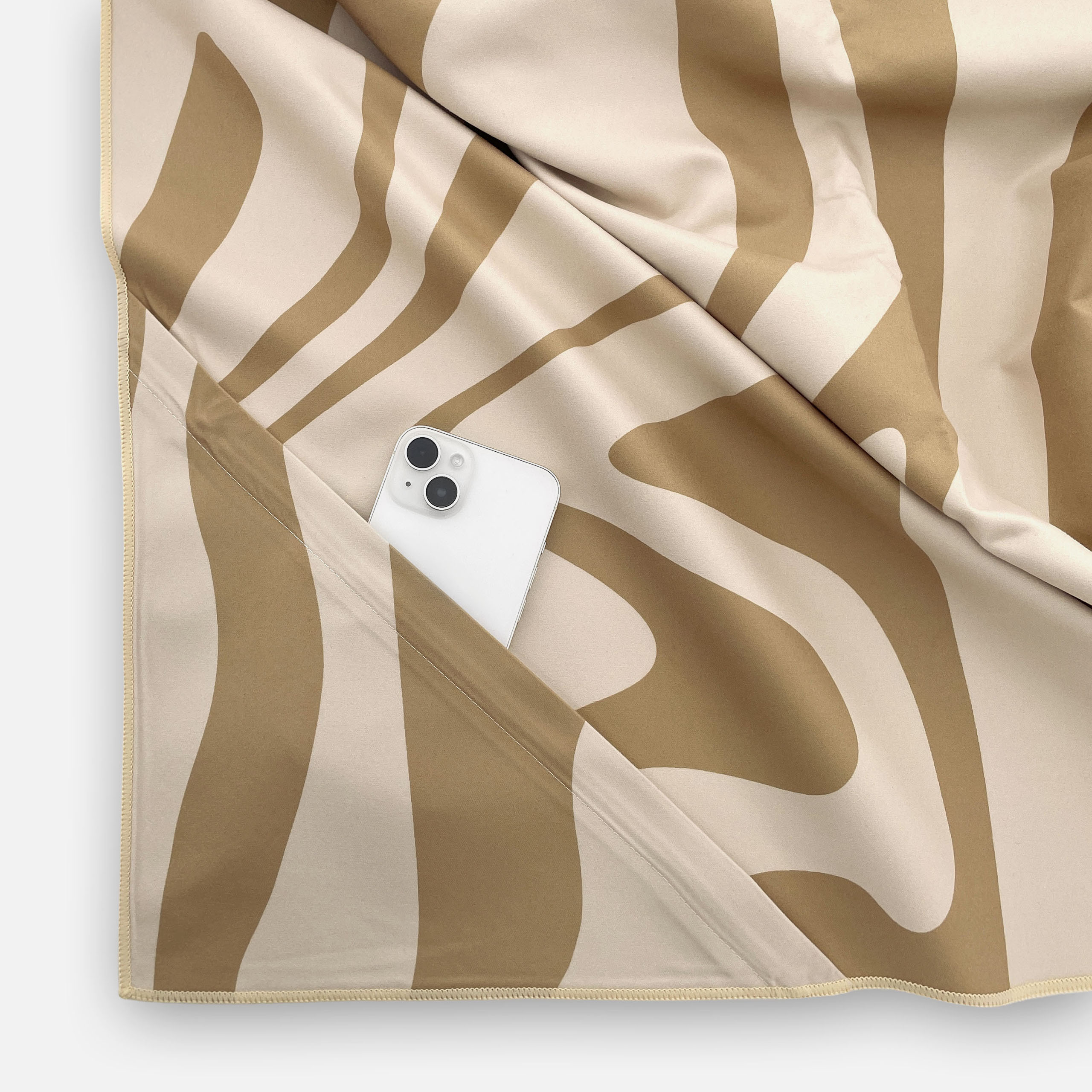 Byrklund - Strandlaken Sunset Swirl - Zand - 90x180