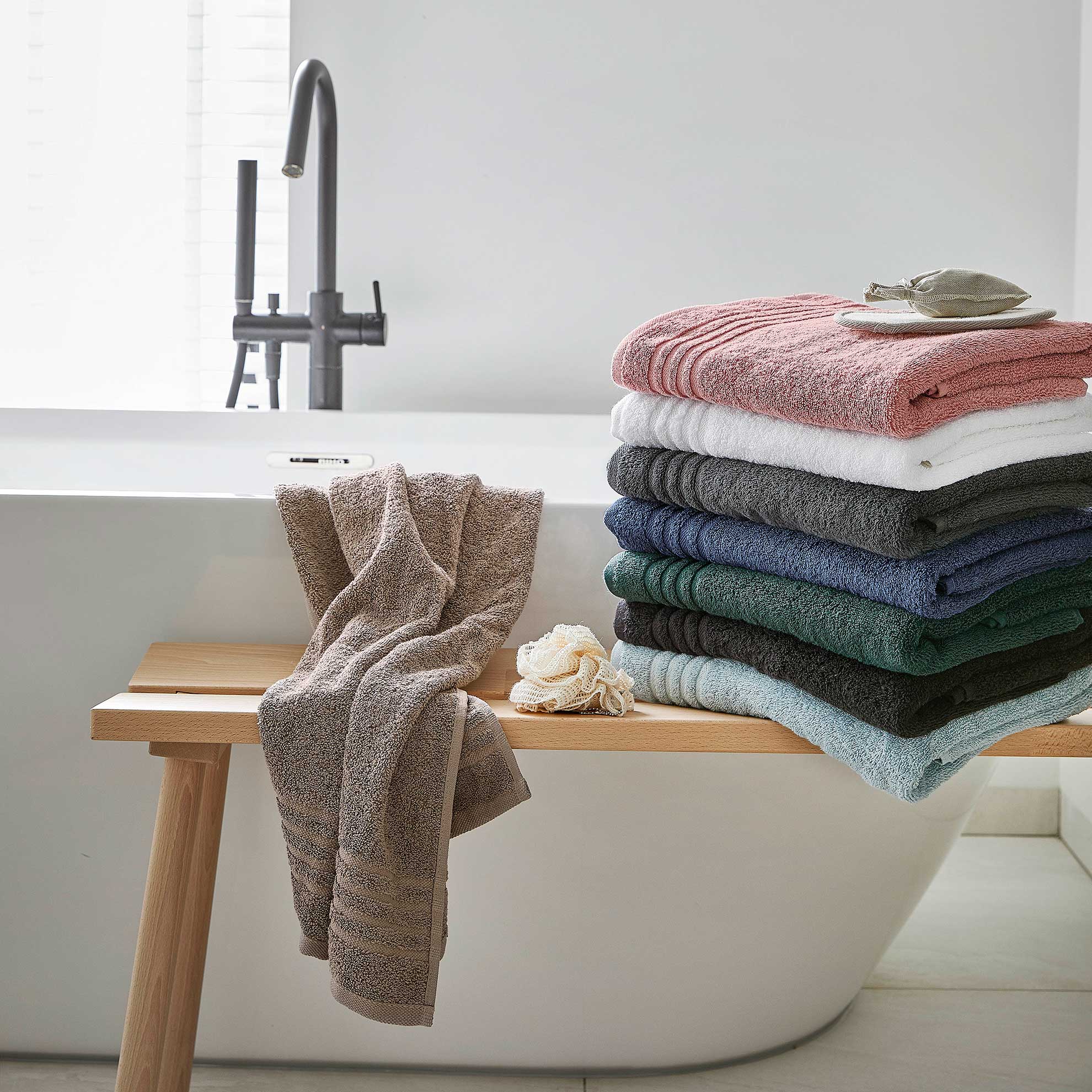 Byrklund Handdoekset Bath Basics 10x 50x100