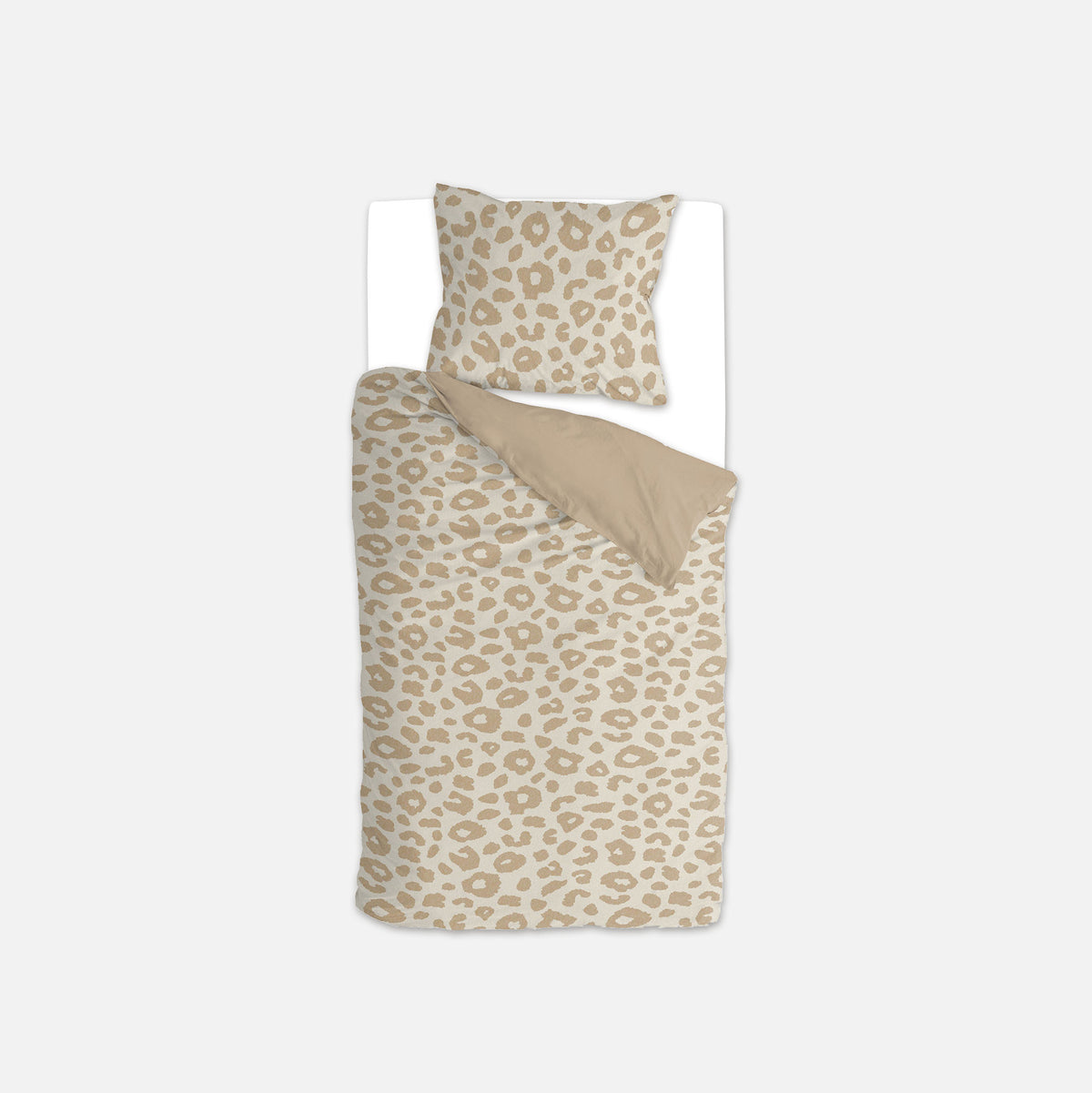 Byrklund - Dekbedovertrek Animal Spots - Beige