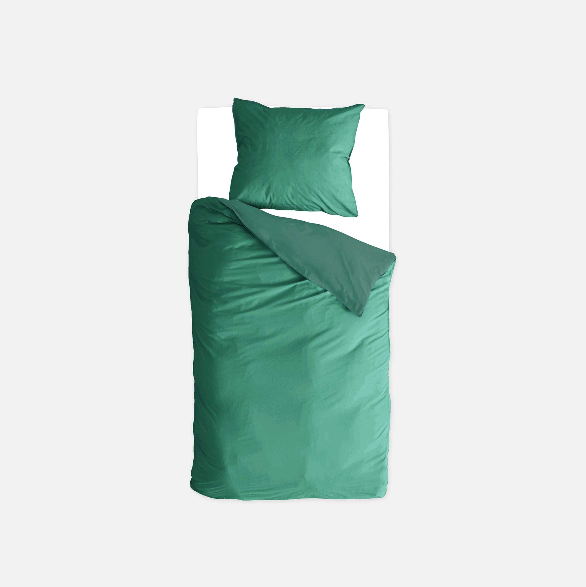 Byrklund - Dekbedovertrek Go Velvet - Groen