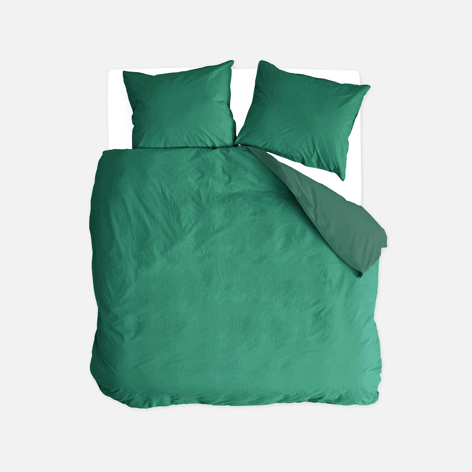 Byrklund - Dekbedovertrek Go Velvet - Groen