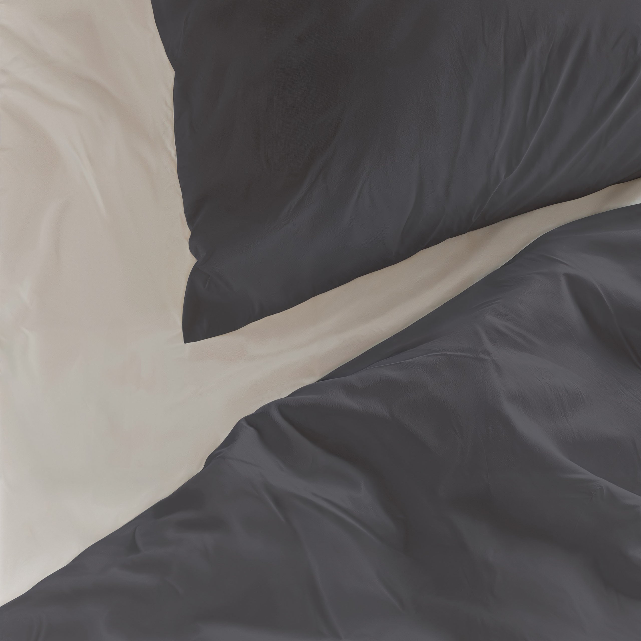 Byrklund - Dekbedovertrek Go Velvet - Off Black