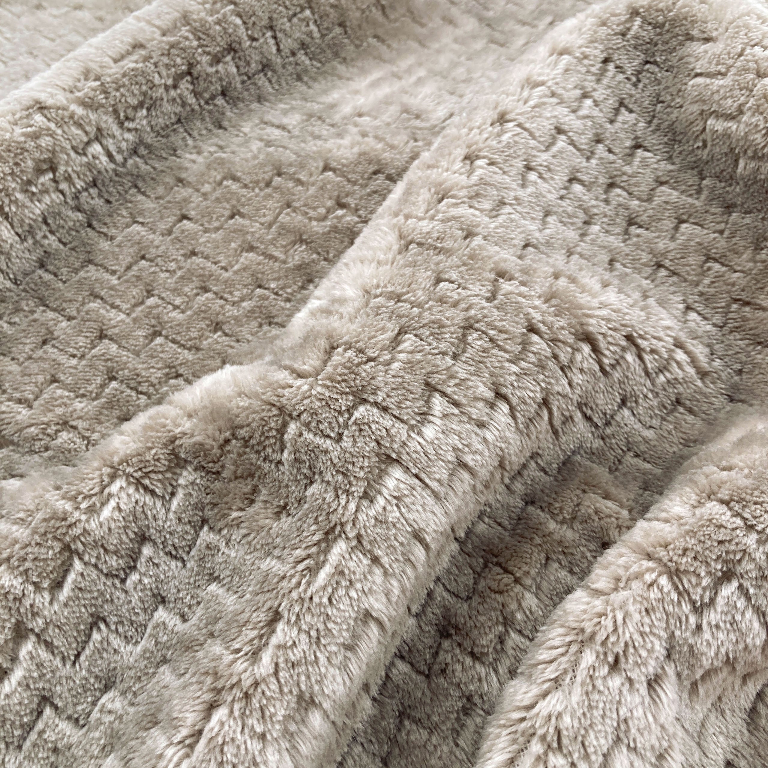 Byrklund Plaid V-Bone Taupe