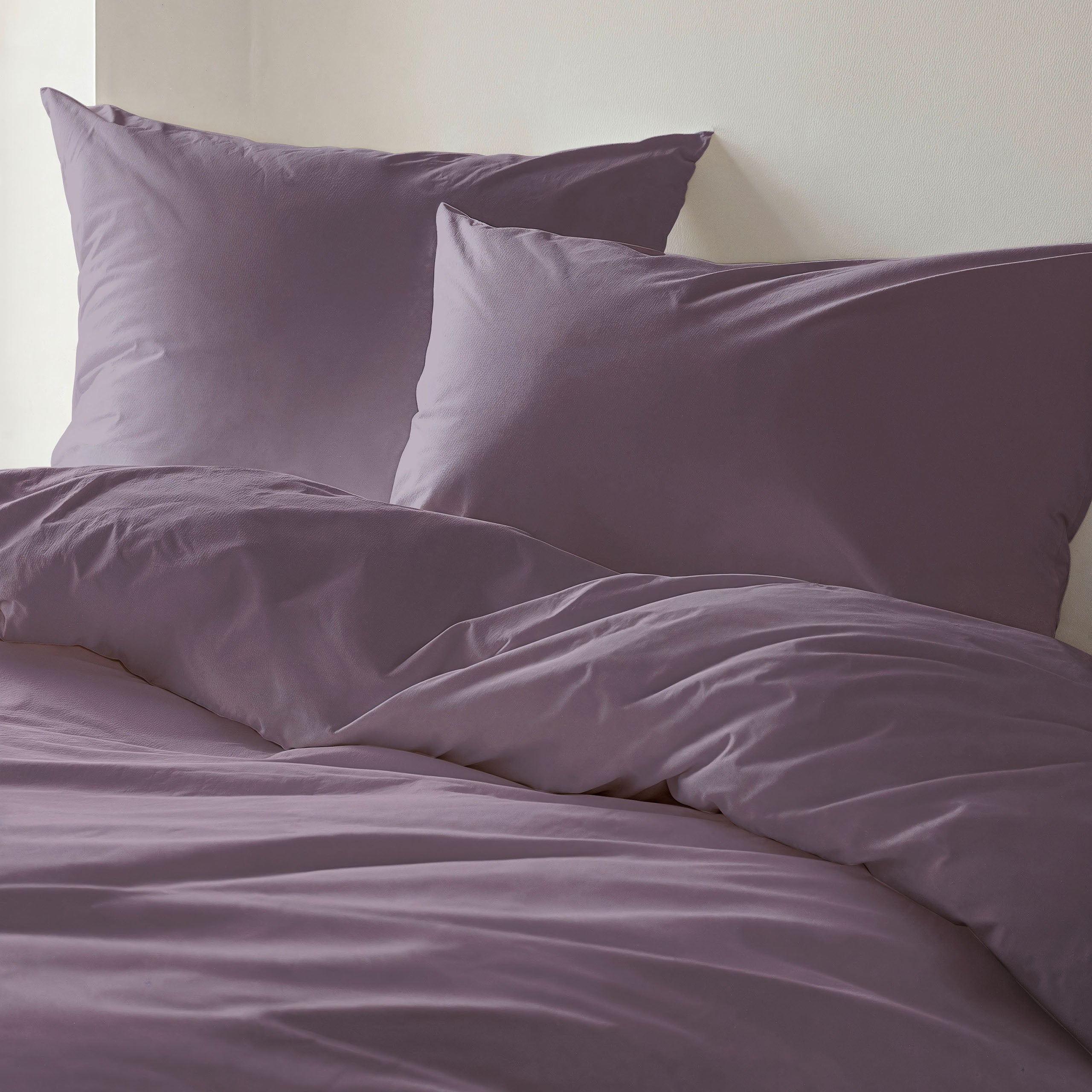 Byrklund Dekbedovertrek Pure & Plain - 100% katoen - Paars