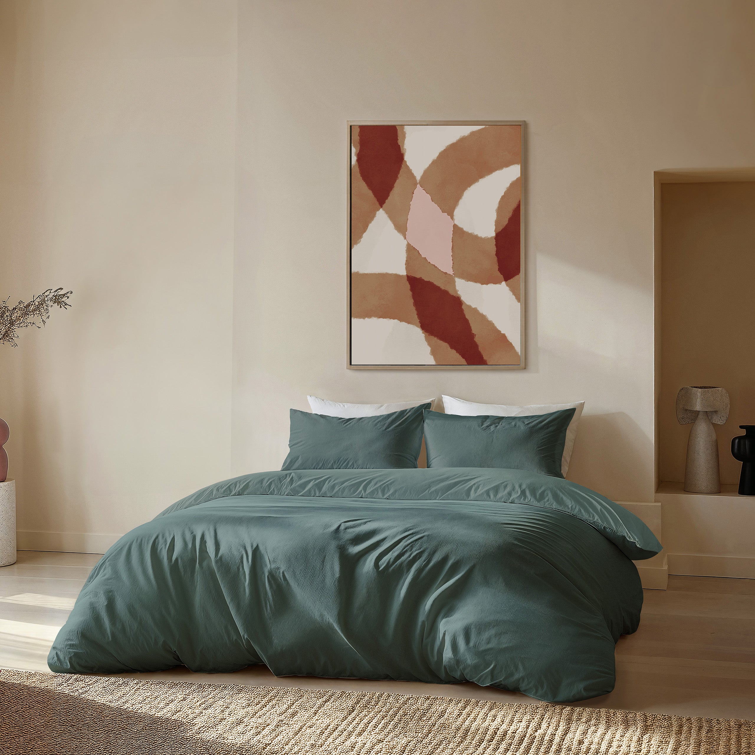 Byrklund - Dekbedovertrek Sleep Softly - Groen