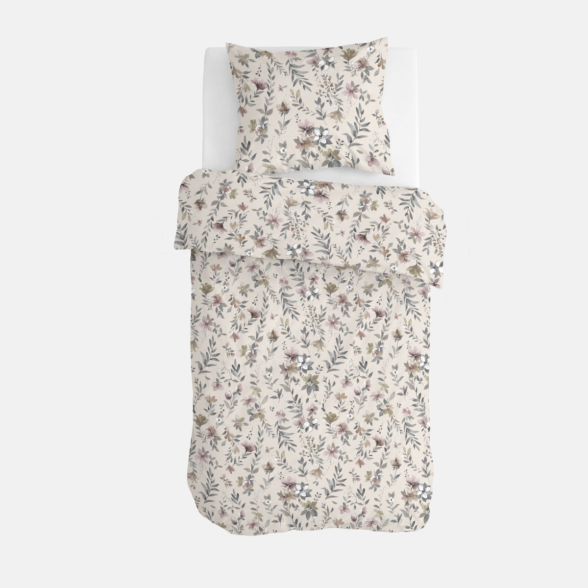 Cinderella - Dekbedovertrek Botanica Flanel - Beige