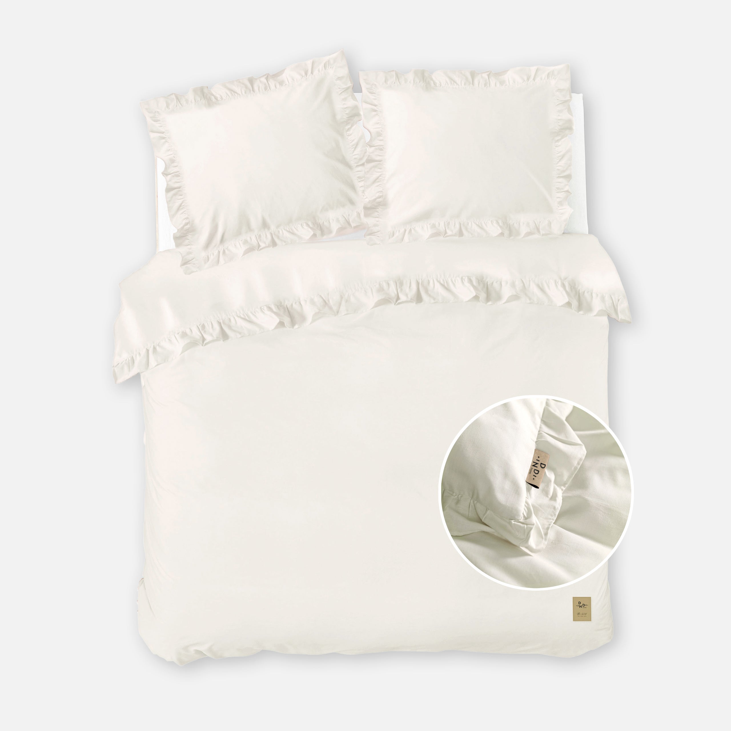 Dindi - Dekbedovertrek Candy Clouds - Off White
