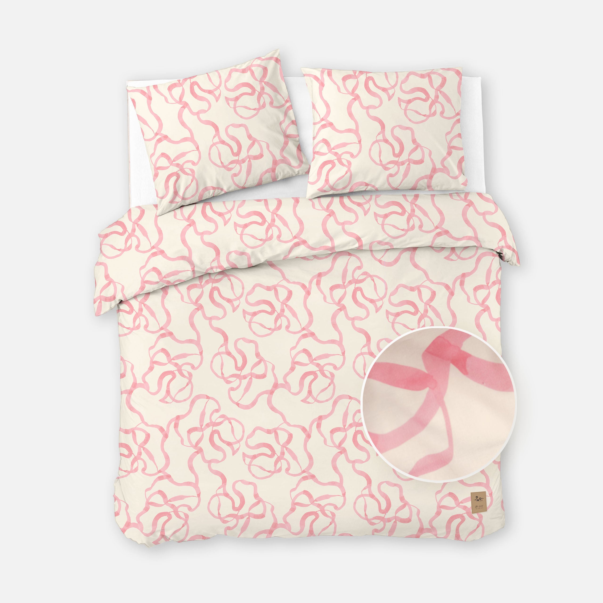 Dekbedovertrek Pink Party Off White / Roze