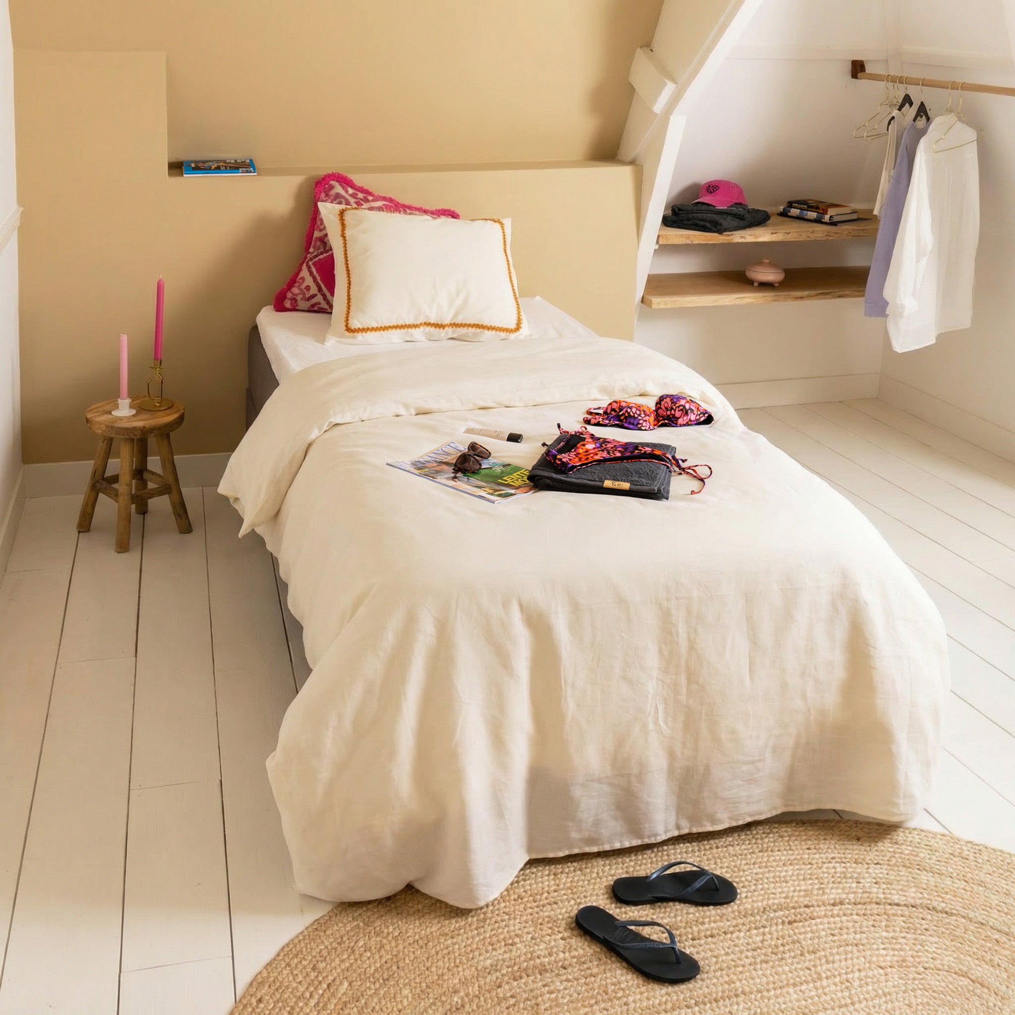 Dekbedovertrek Sunset Waves Off White