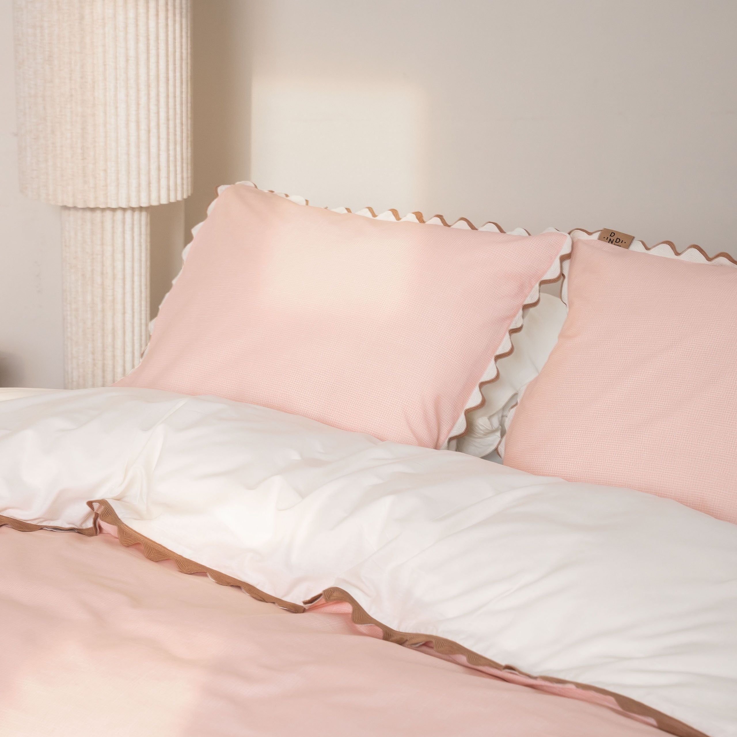 Dekbedovertrek Sweet & Curvy Roze / Beige