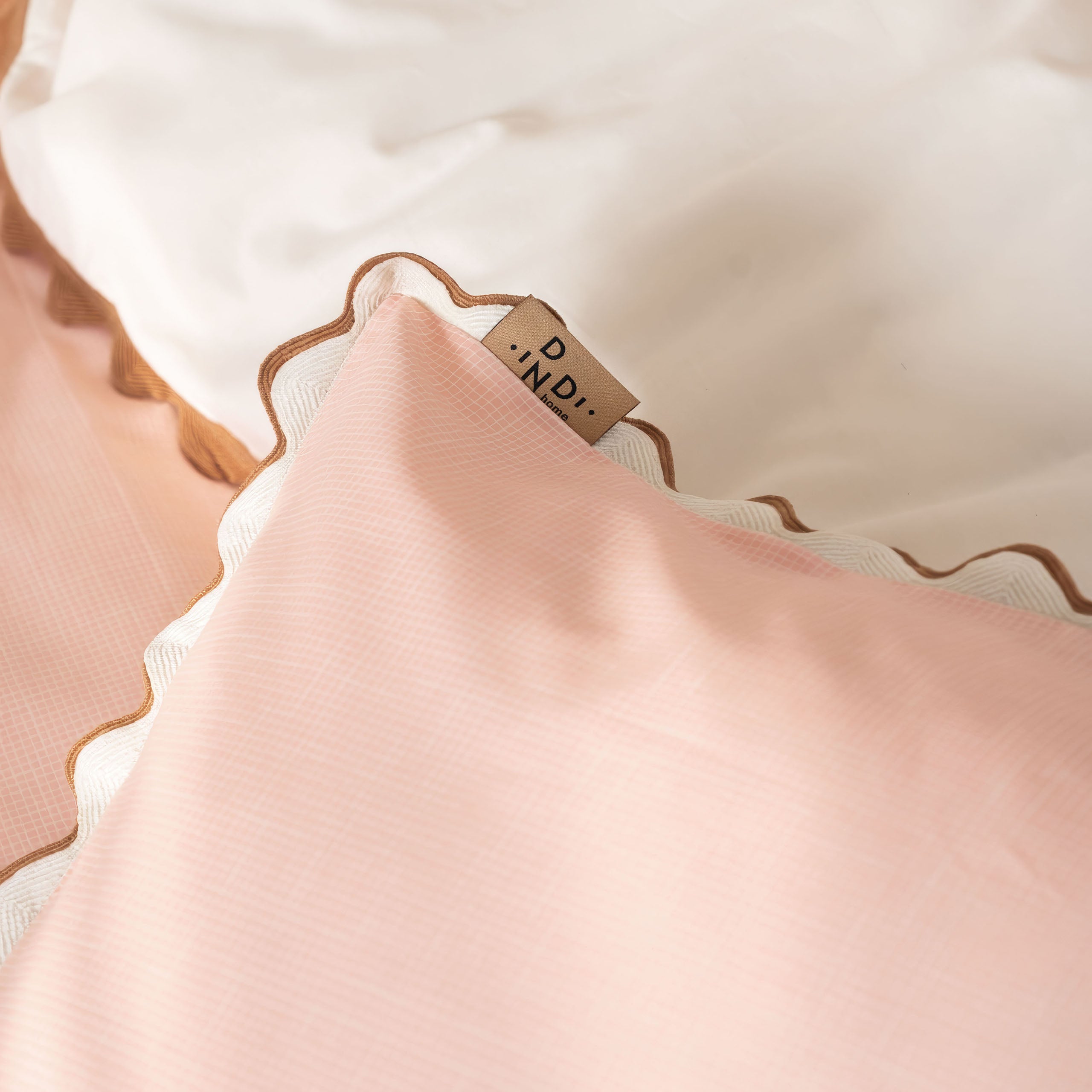 Dekbedovertrek Sweet & Curvy Roze / Beige