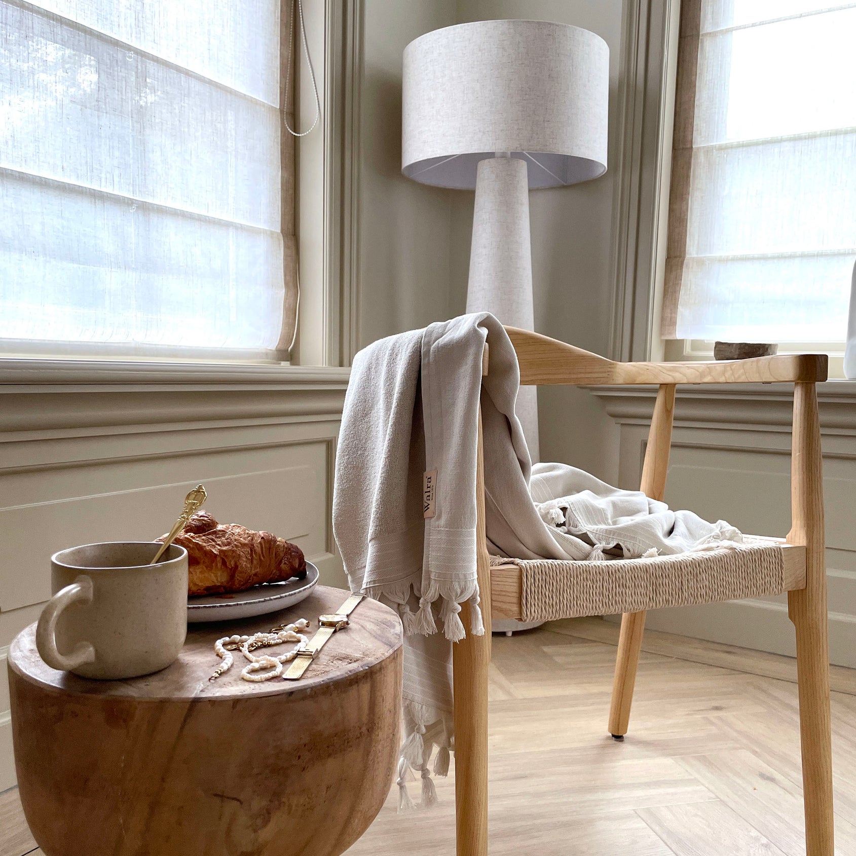 Hamamdoek Soft Cotton Kiezel Grijs 100x180