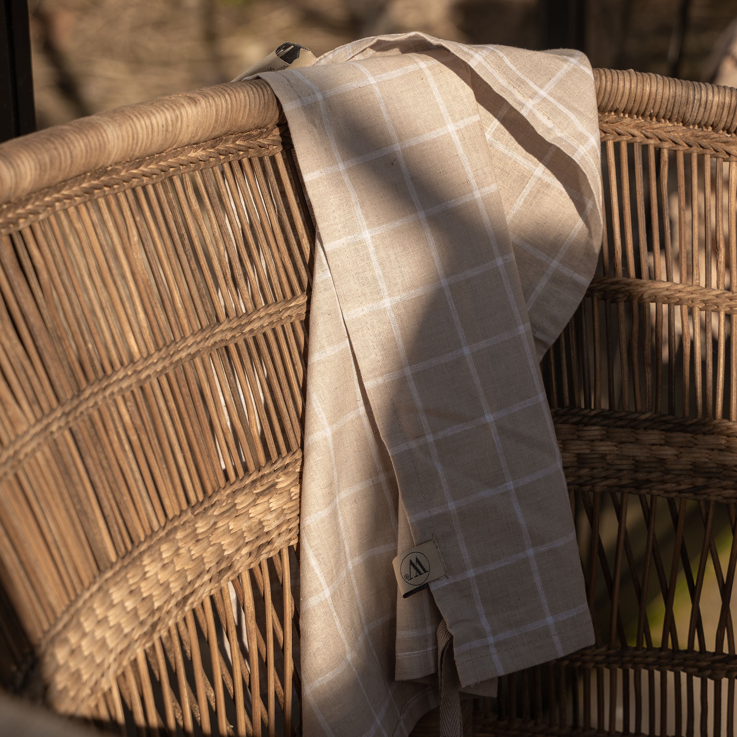 Keukenset Lovely Linen Naturel 3x 50x70