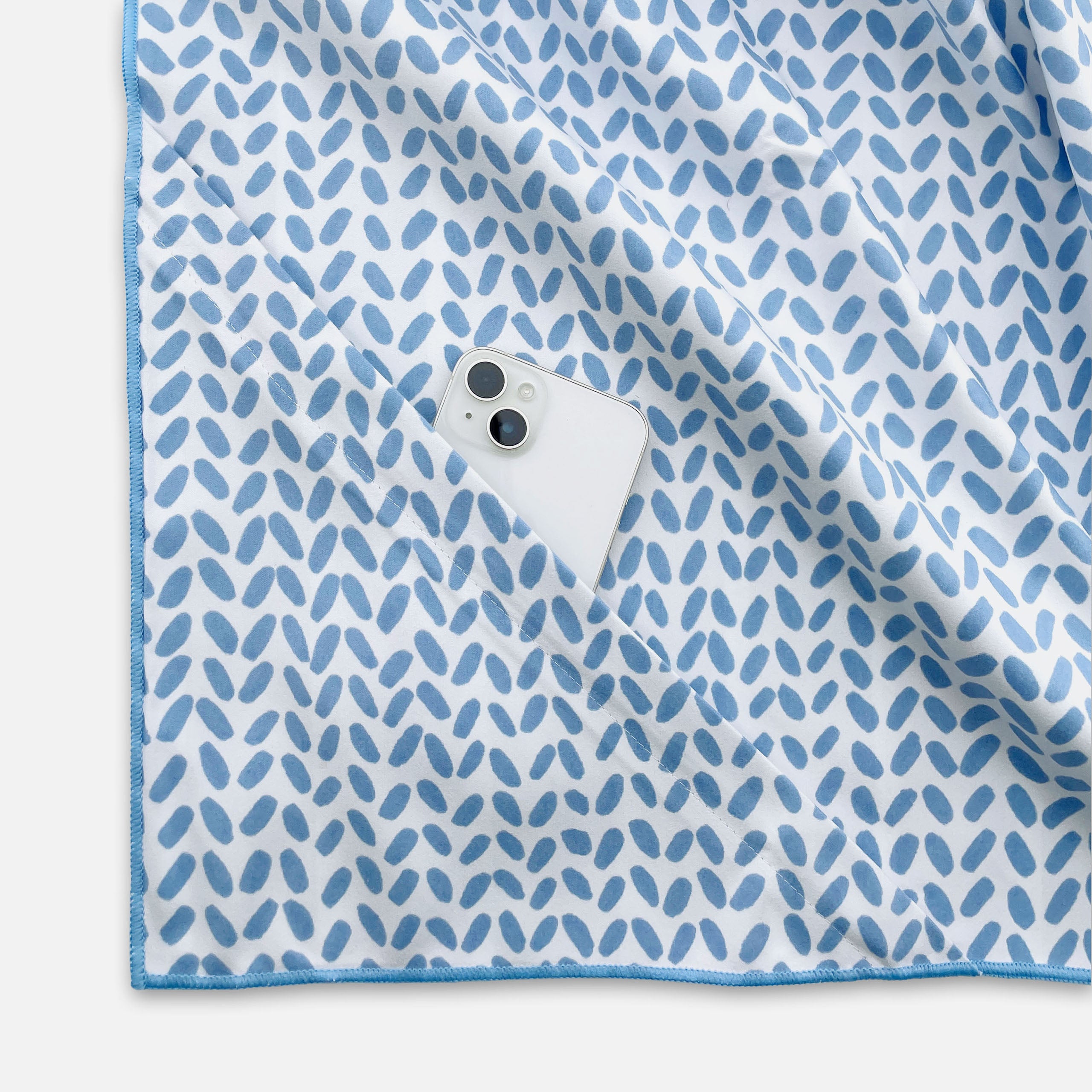 Walra Travel Strandlaken Stripes & Vibes Blauw 100x180