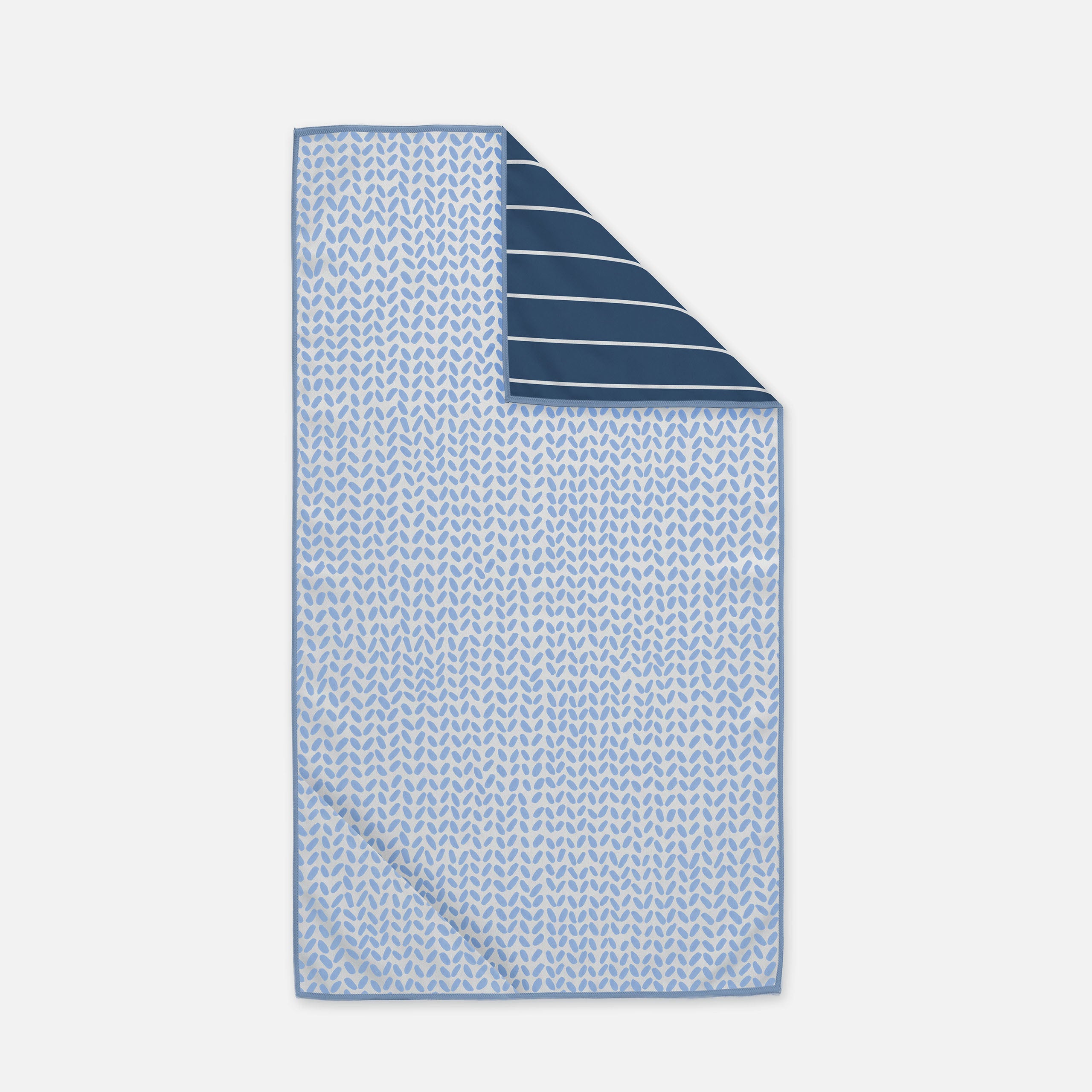 Walra Travel Strandlaken Stripes & Vibes Blauw 100x180