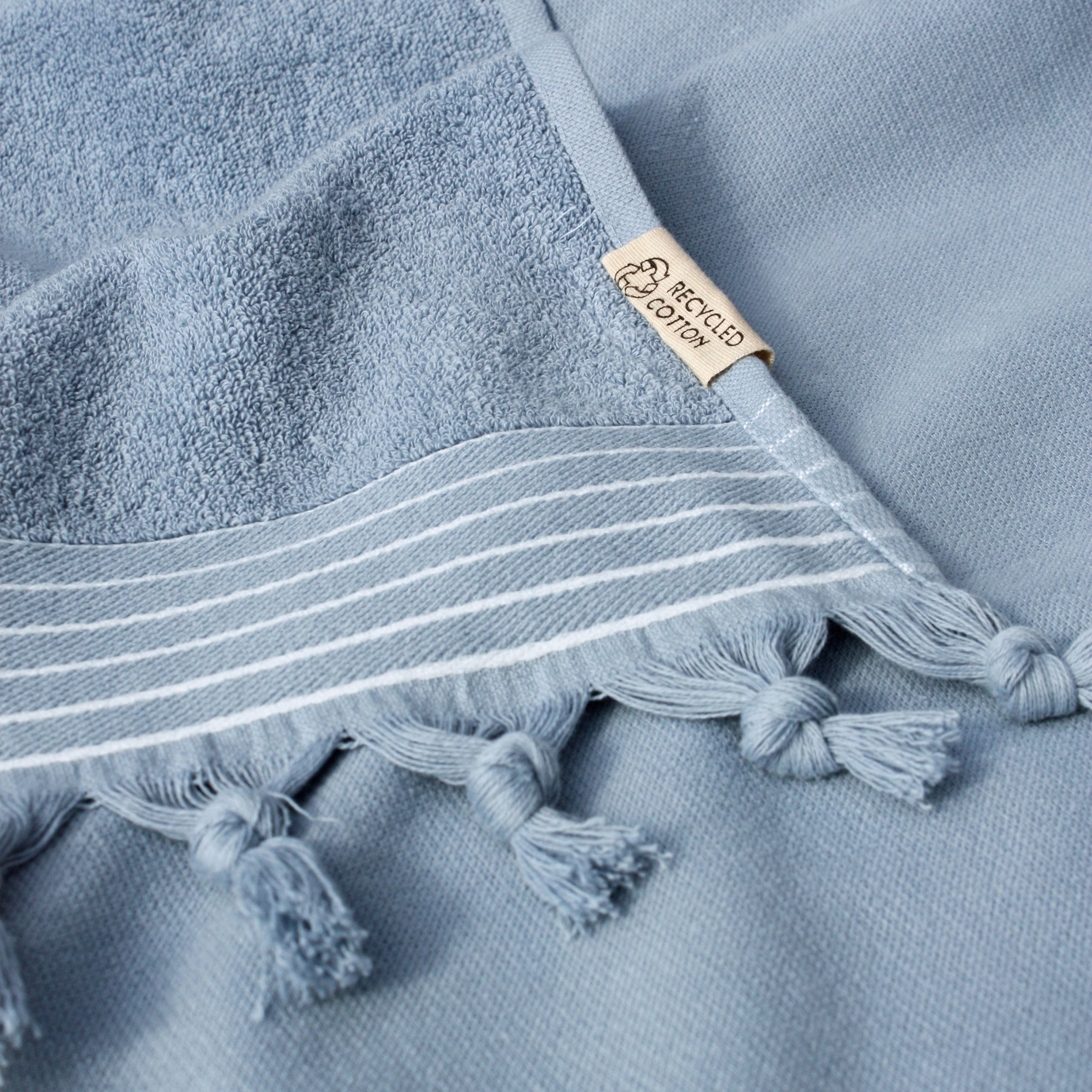 Hamamdoek Remade Cotton Blauw 200x200