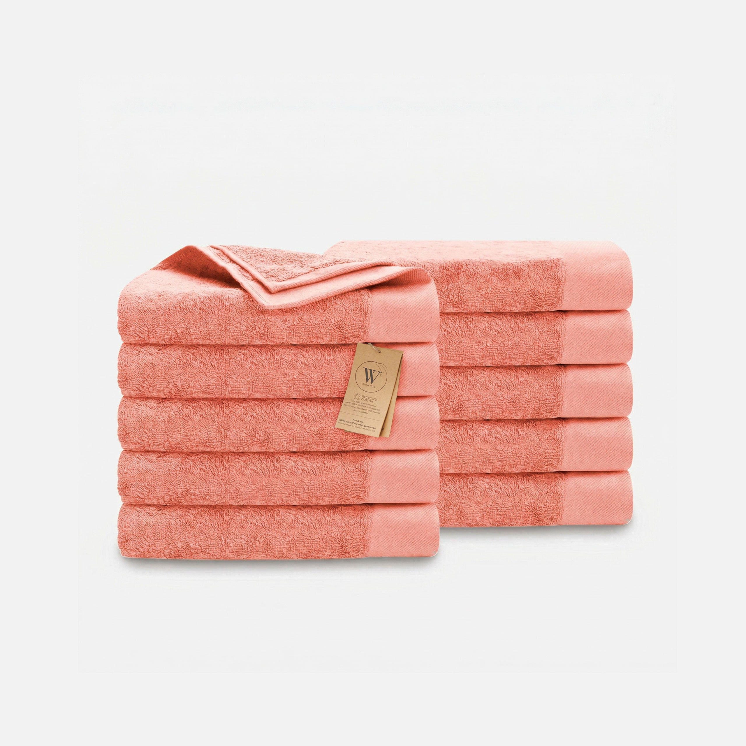 Handdoekset Remade Cotton 50x100 set van 10 stuks