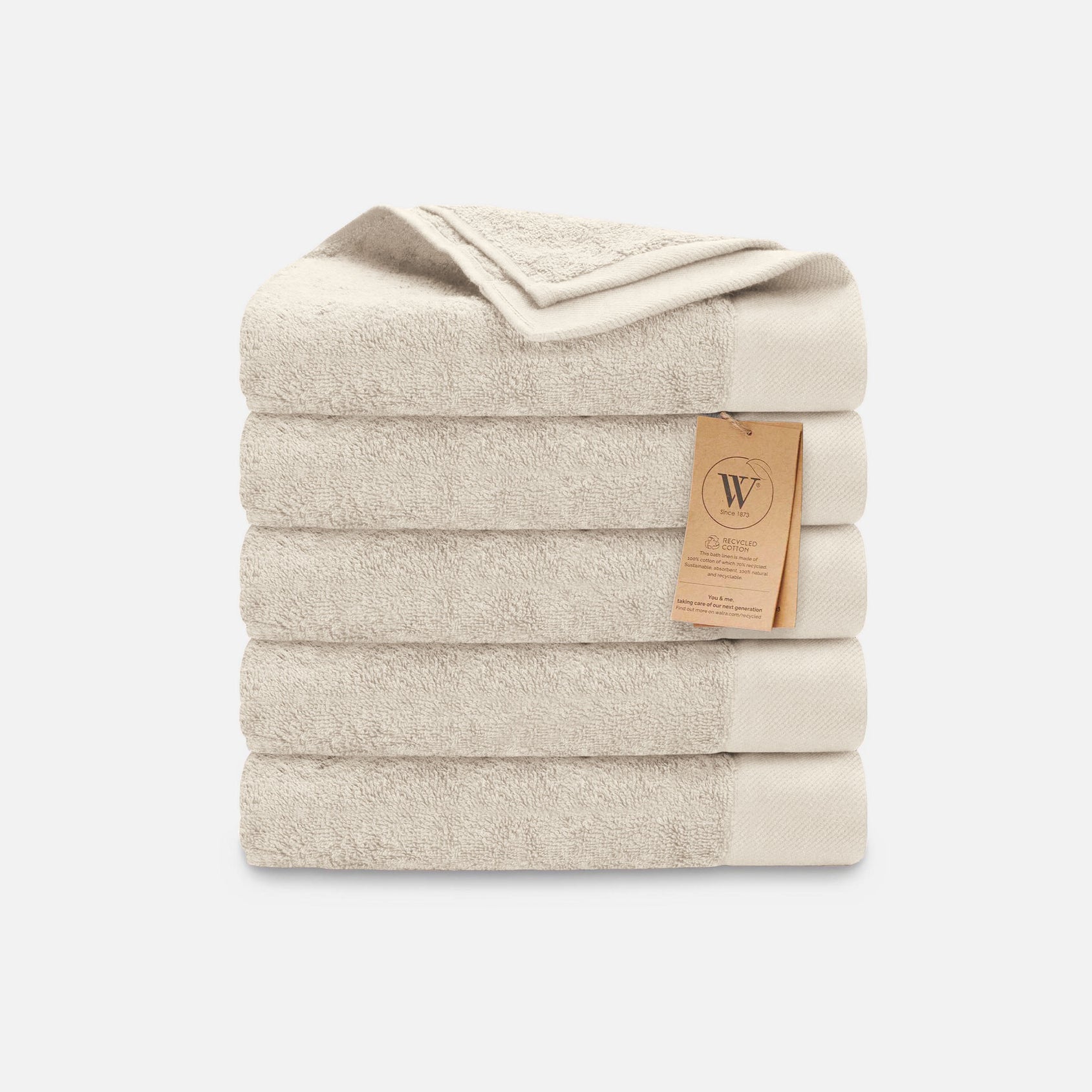 Handdoekset Remade Cotton 50x100 set van 5 stuks