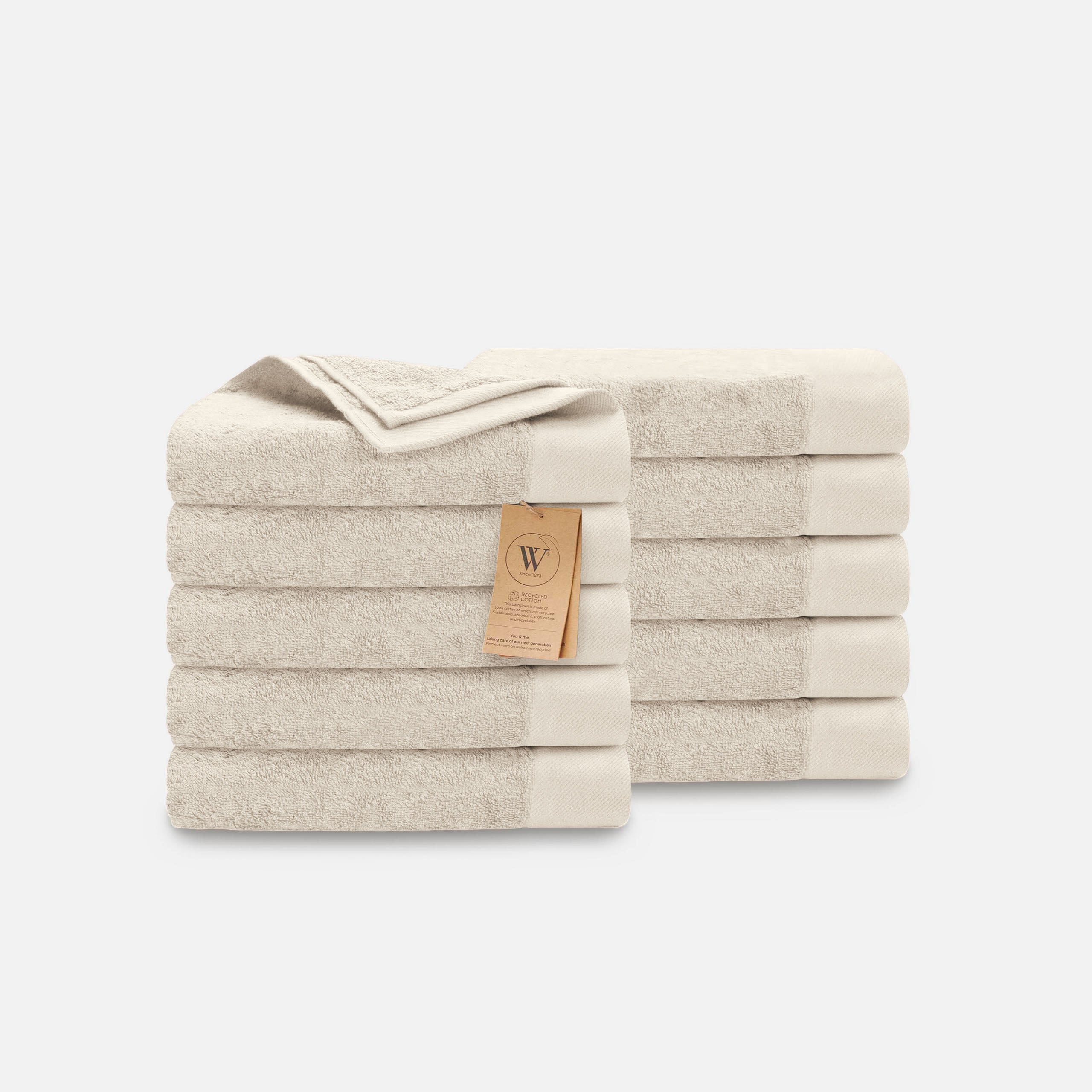 Handdoekset Remade Cotton 60x110 set van 10 stuks