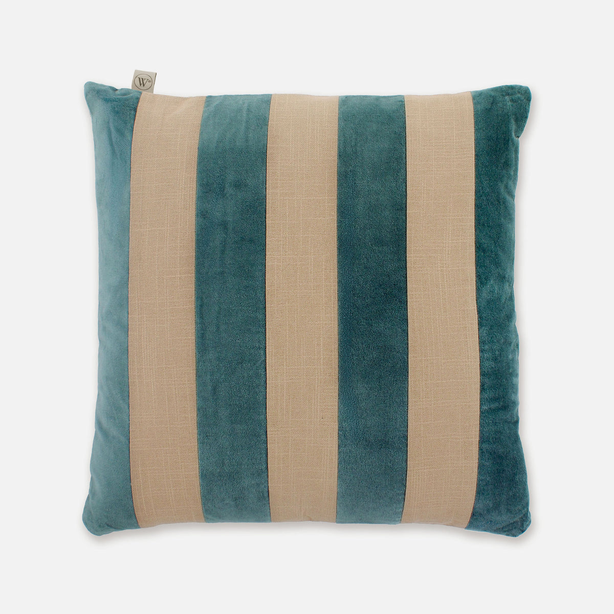 Walra - Sierkussen Velvet Stripes - Bruin