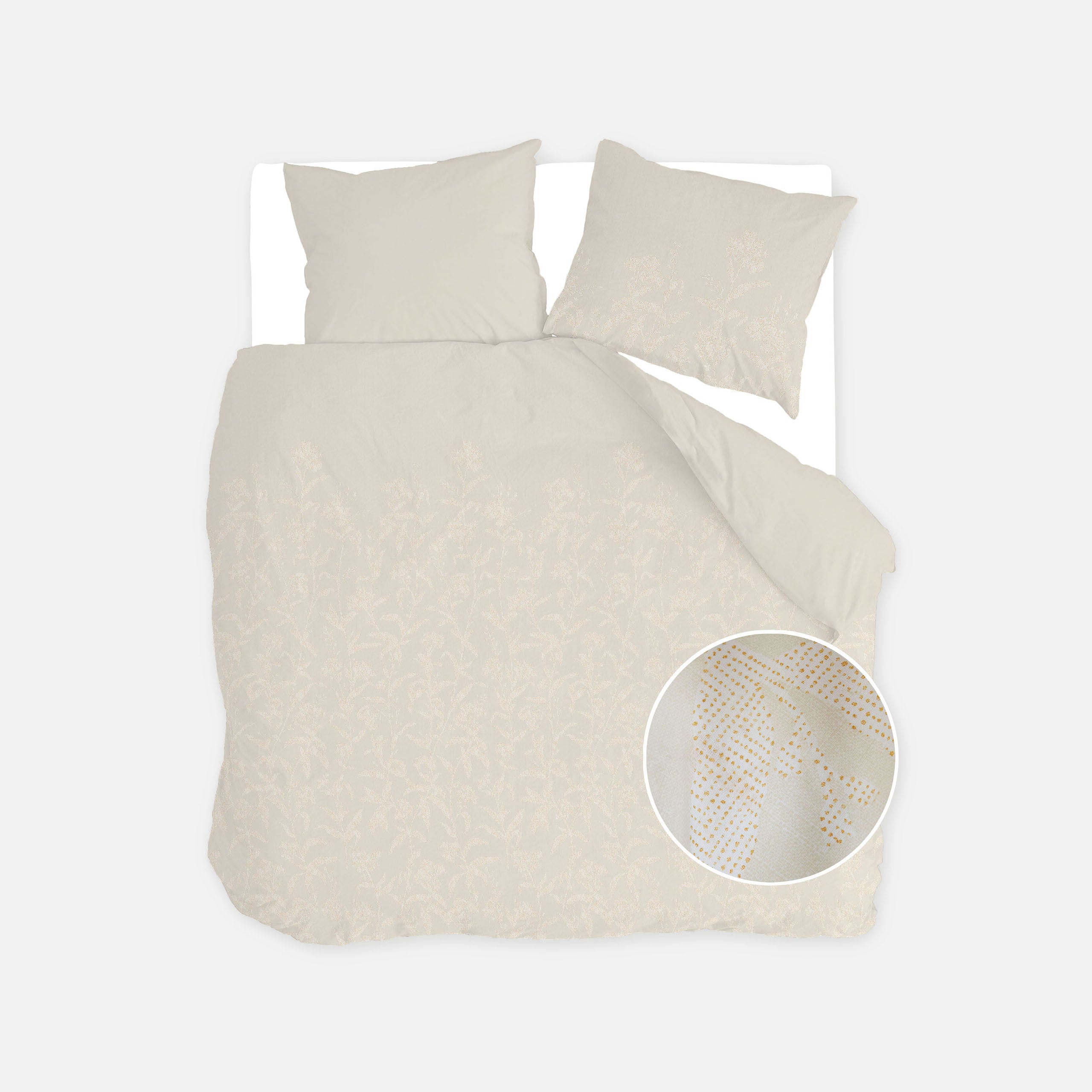 Dekbedovertrek Yarrow Elegance Zand