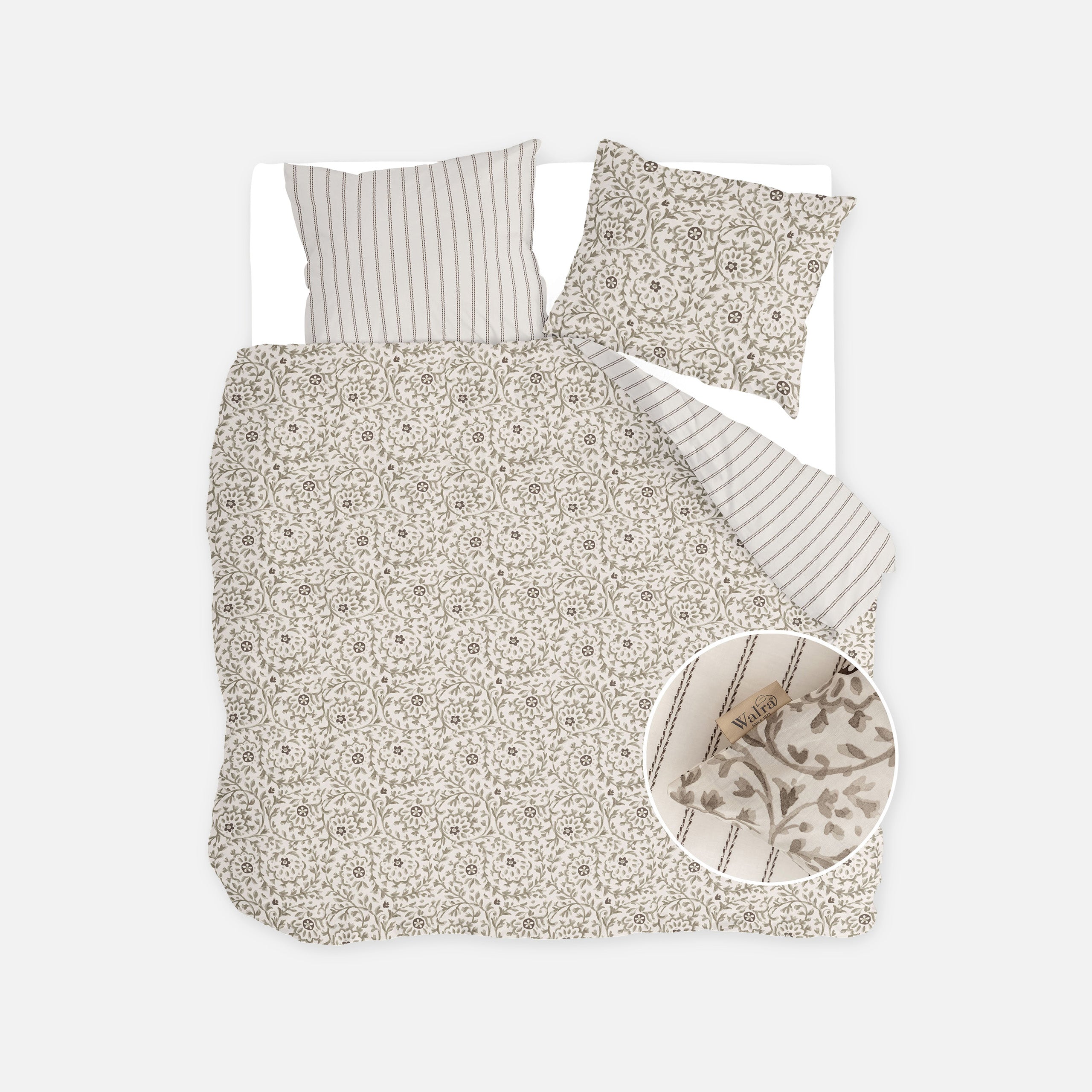 Dekbedovertrek Brush & Bloom Zand