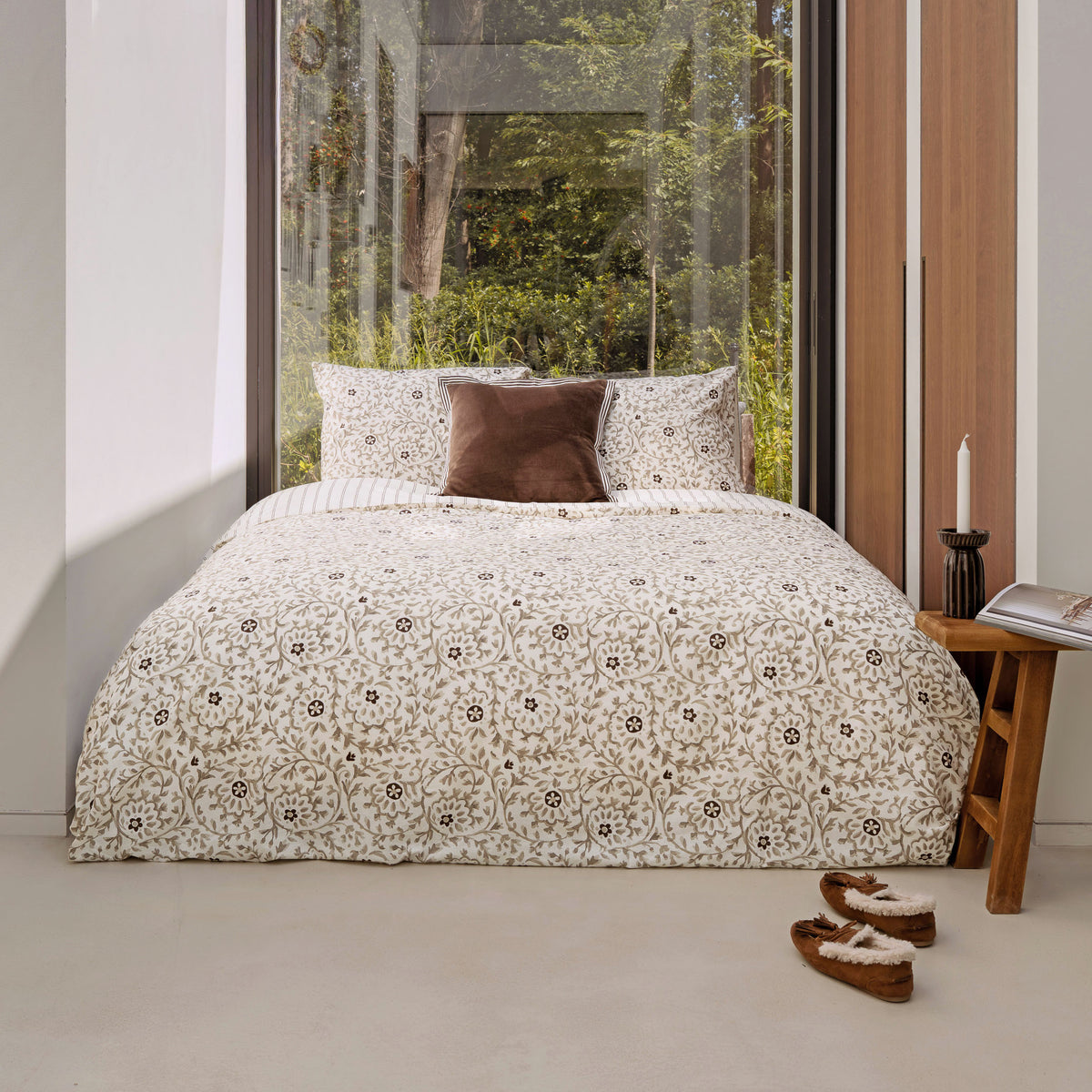 Dekbedovertrek Brush & Bloom Zand