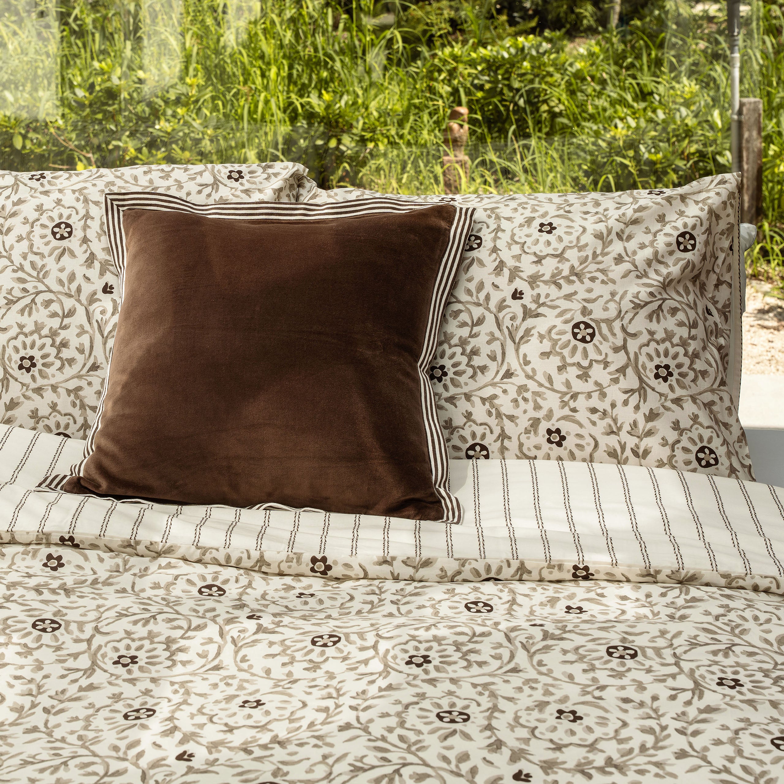 Dekbedovertrek Brush & Bloom Zand