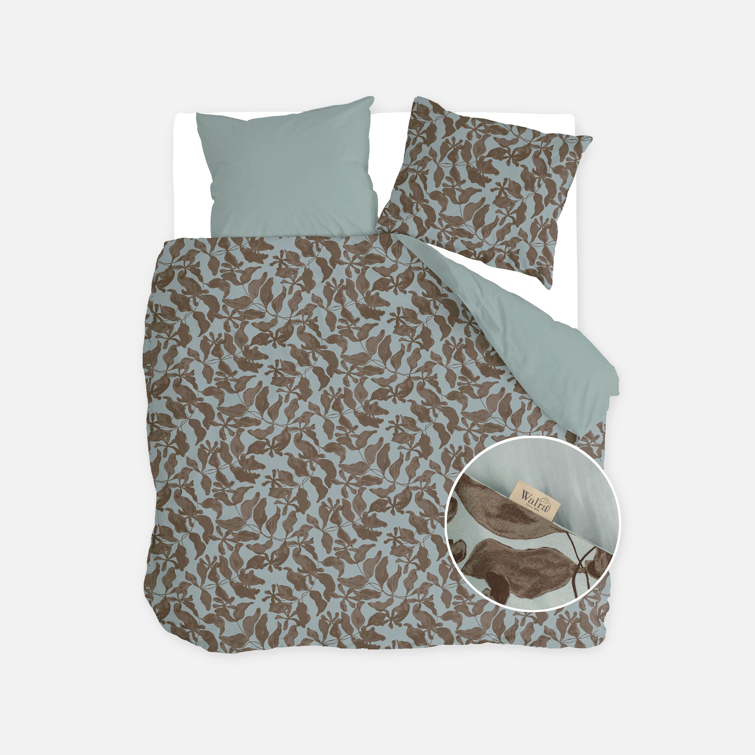 Dekbedovertrek Midnight Leaf Blauw