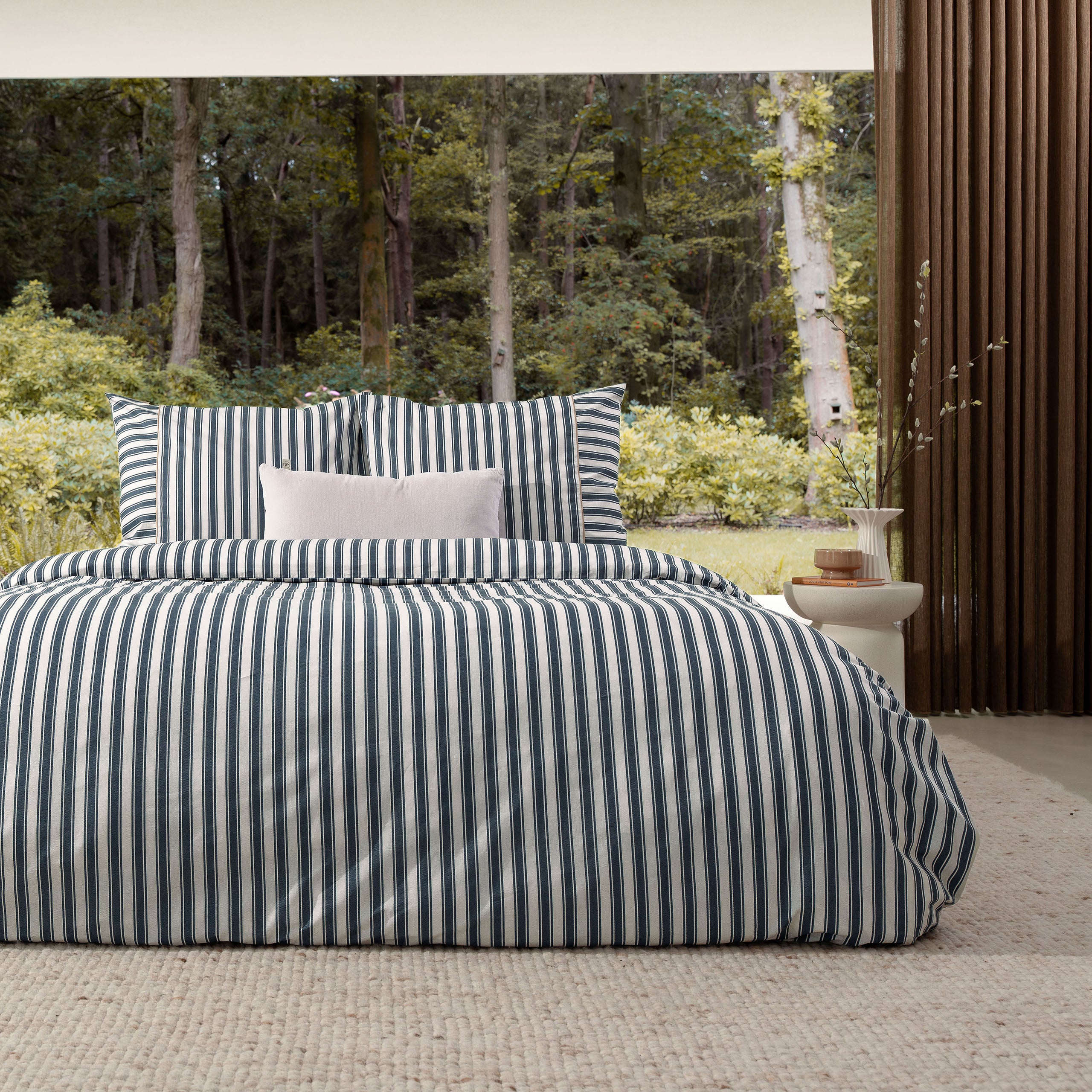 Dekbedovertrek Refined Lines Blauw
